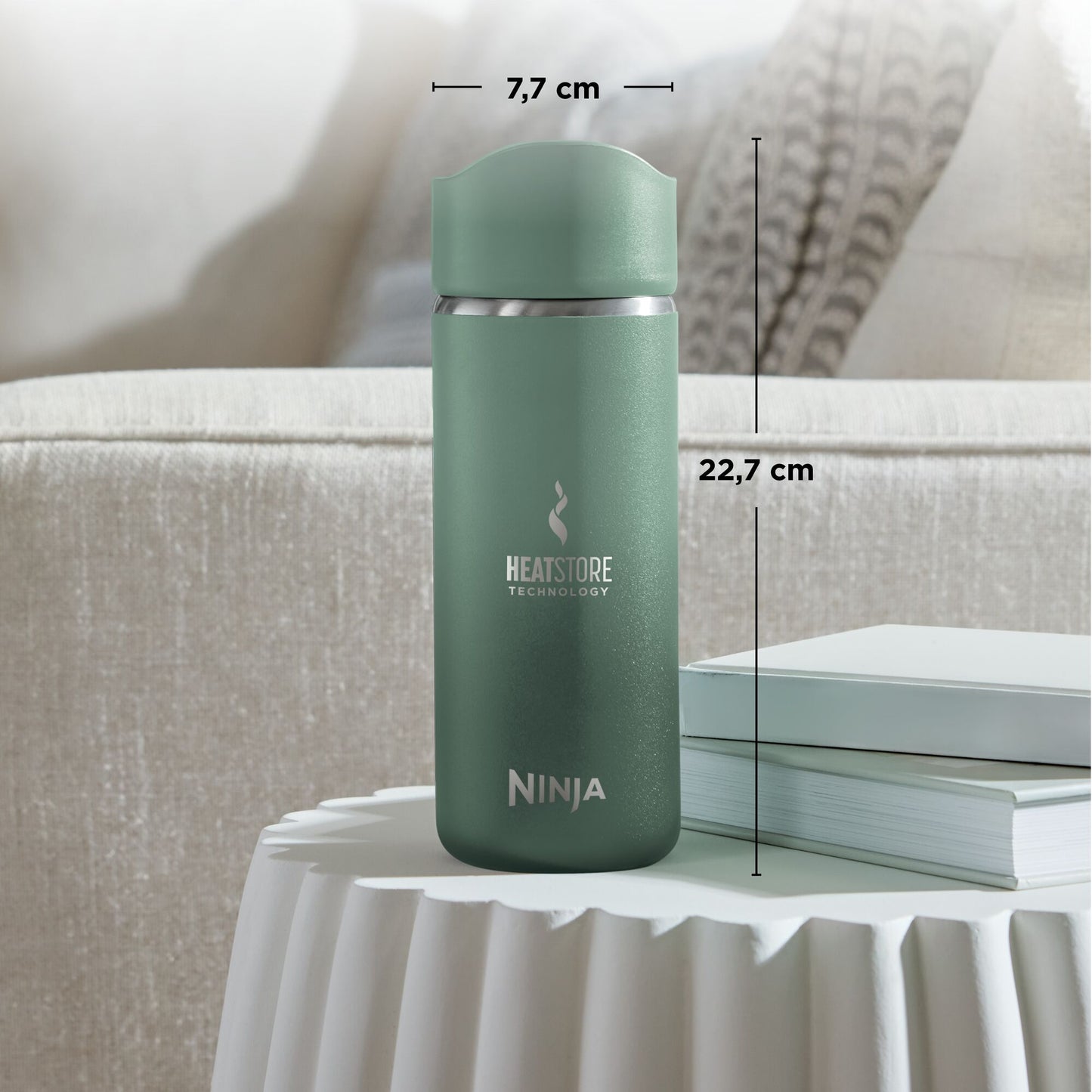 Ninja Perfect Sip Travel Mug 400ml Jade DW1603EUUKGN