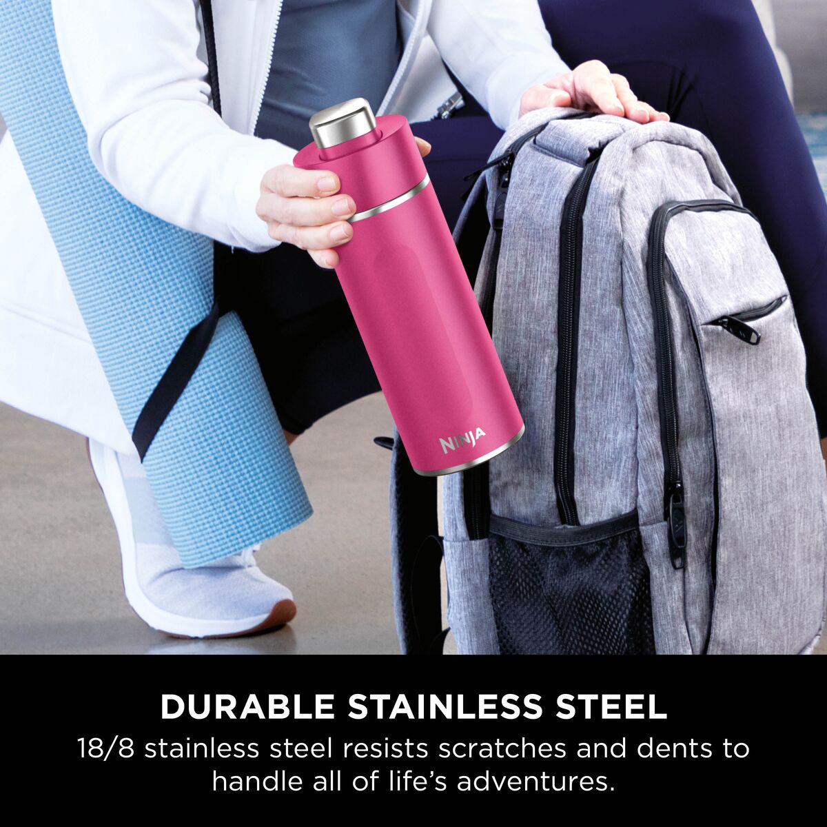 Ninja Thirsti 530 ml Travel Bottle – Hot Pink DW1801EUUKBP