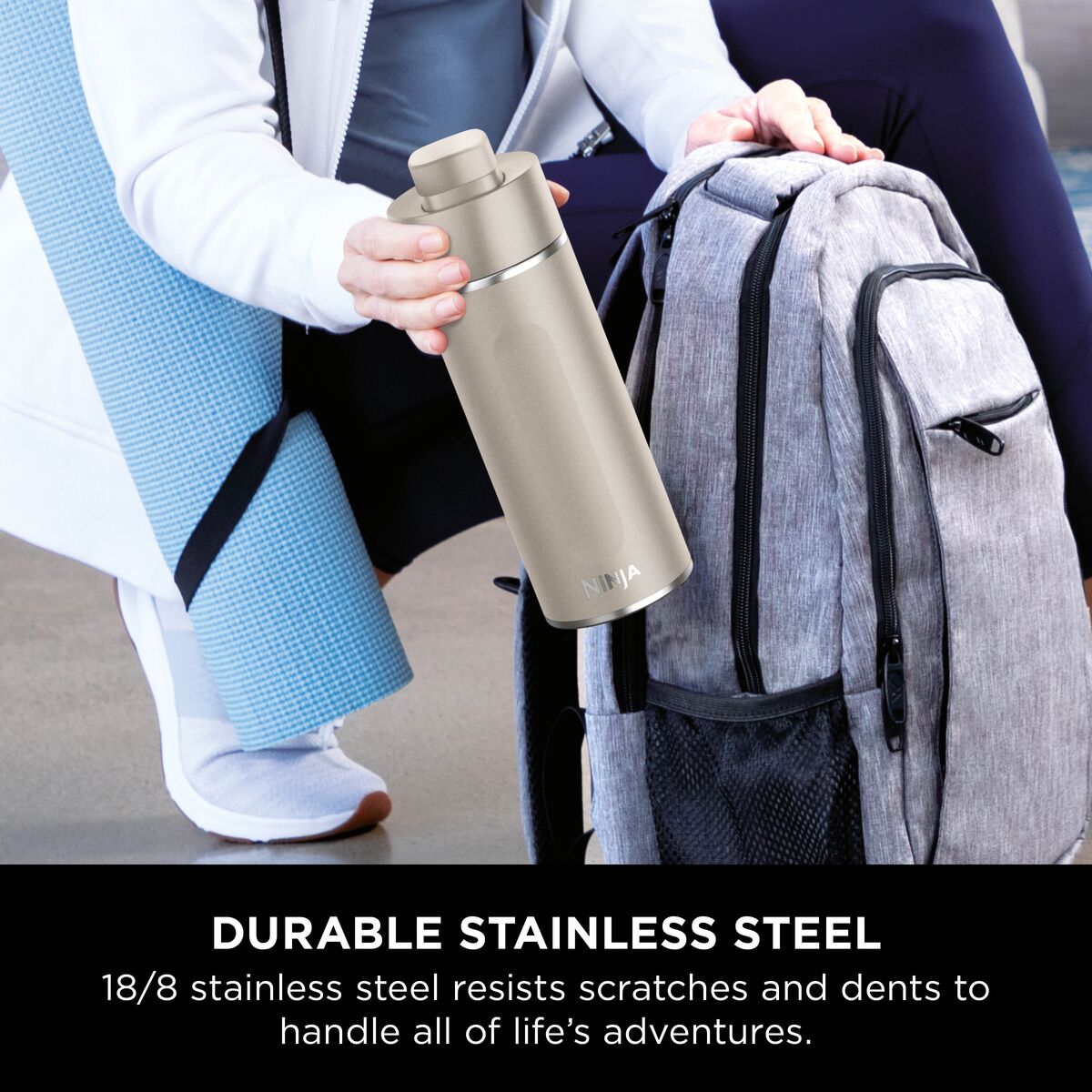 Ninja Thirsti 700 ml Travel Bottle – Sandstone DW2401EUUKST