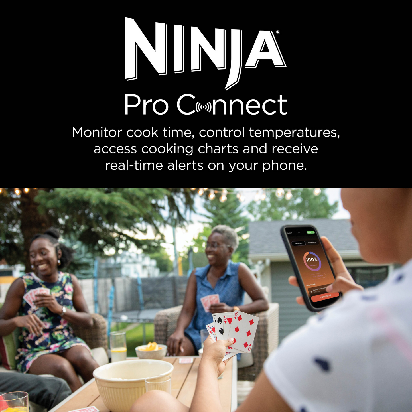 Ninja Woodfire Pro Connect XL Electric BBQ Grill & Smoker OG901UK – Free BBQ Cover