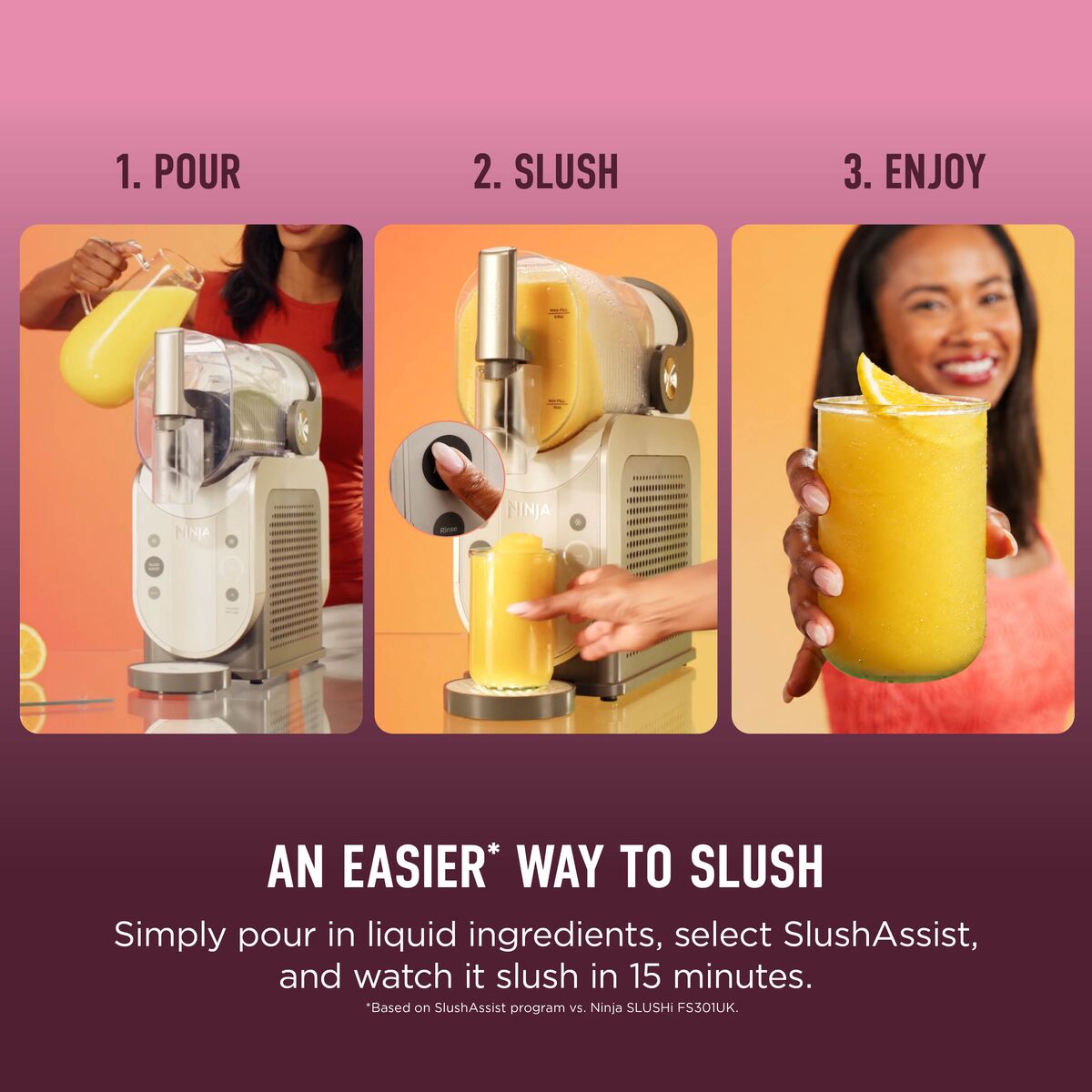 Ninja SLUSHi Frozen Drink Maker with SlushAssist Technology - Mocha - FS351UKBR