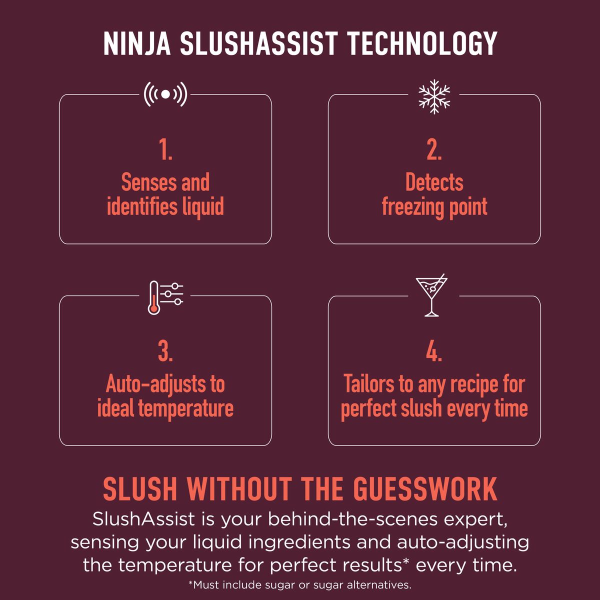 Ninja SLUSHi Frozen Drink Maker with SlushAssist Technology - Mocha - FS351UKBR