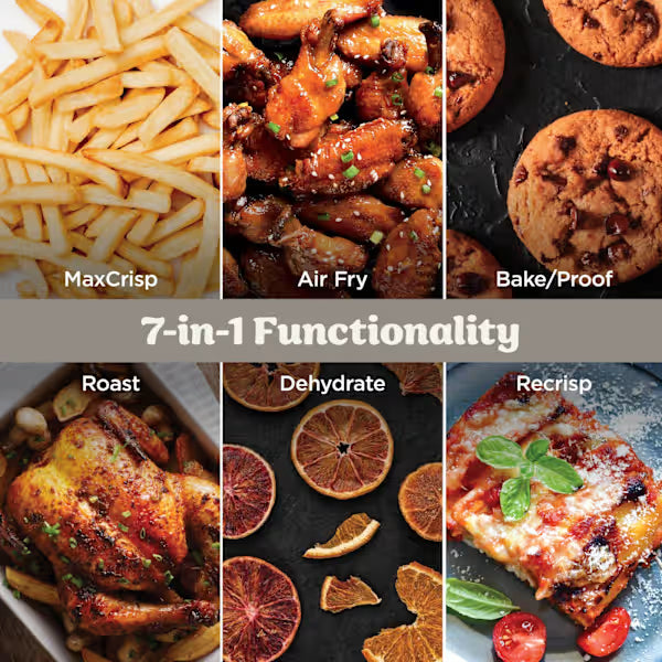 Ninja CRISPi PRO 7-in-1 Glass Air Fryer - Bone AS101UKLG