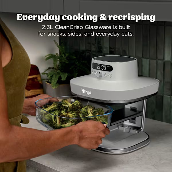 Ninja CRISPi PRO 7-in-1 Glass Air Fryer - Bone AS101UKLG