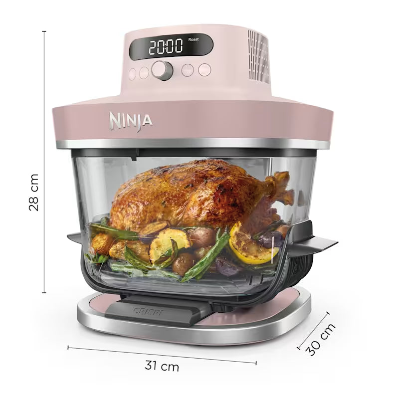 Ninja CRISPi PRO 7-in-1 Glass Air Fryer – Rose Quartz AS101UKRS