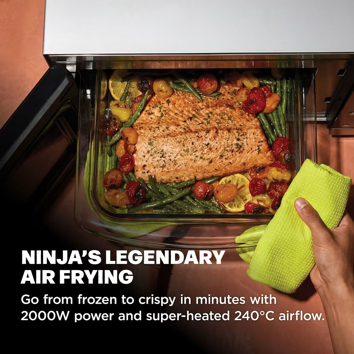 Ninja CRISPi Microwave, Air Fryer & Oven Silver MW101UK