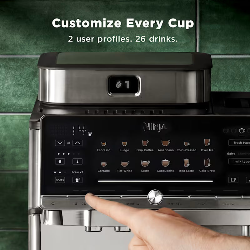 Ninja AutoBarista Pro Automatic Espresso Machine AE1051UK