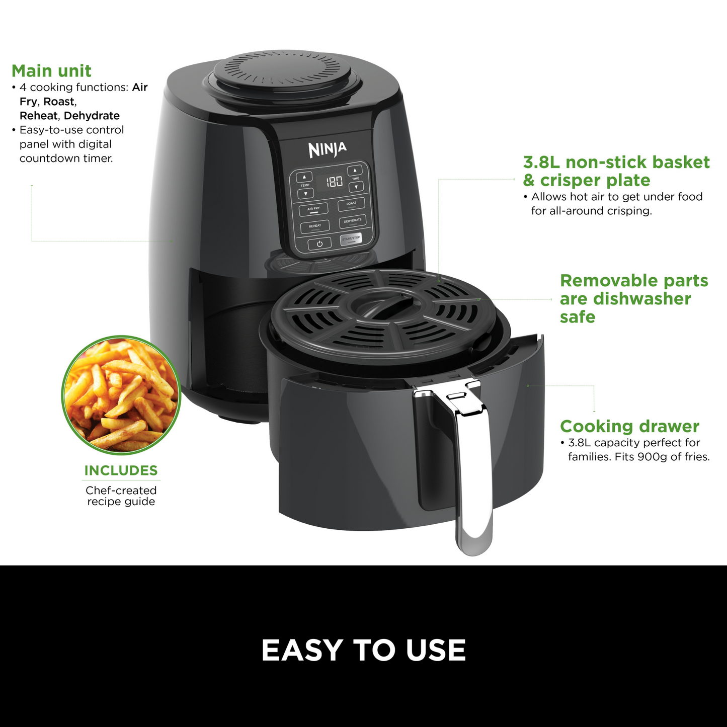 Ninja Air Fryer AF100UK