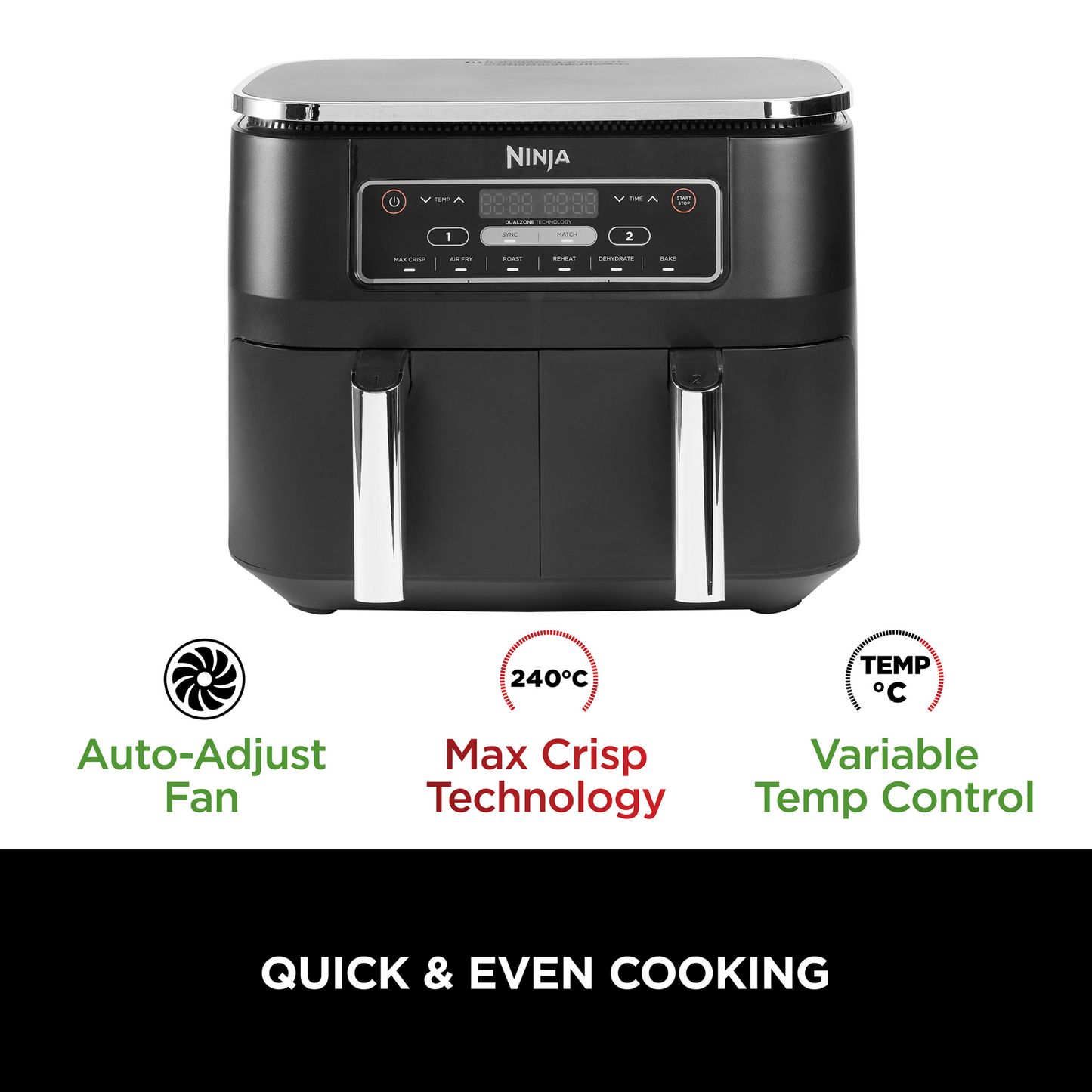 Ninja Foodi Dual Zone Air Fryer- AF300UK