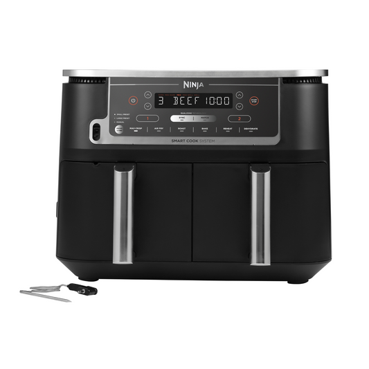 Ninja Foodi MAX Dual Zone Air Fryer with Smart Cook System AF451UK