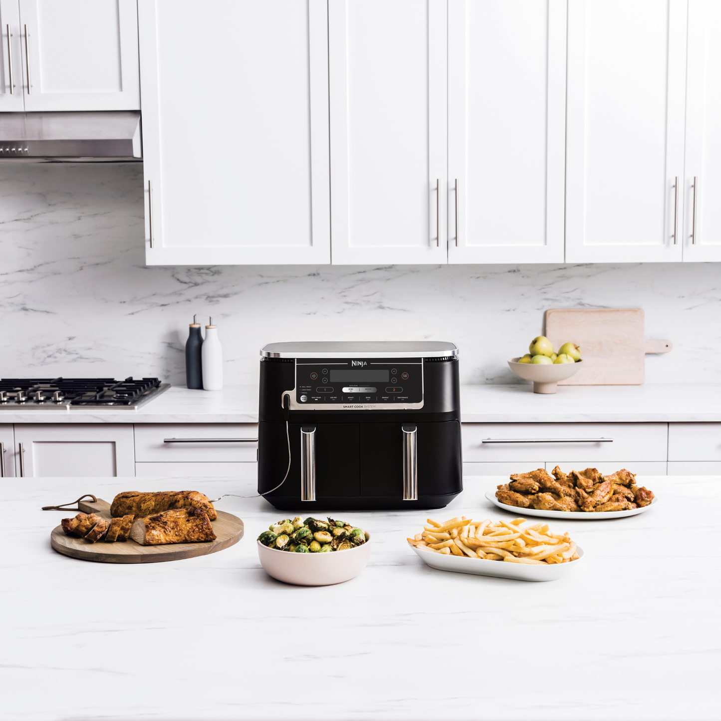 Ninja Foodi MAX Dual Zone Air Fryer with Smart Cook System AF451UK