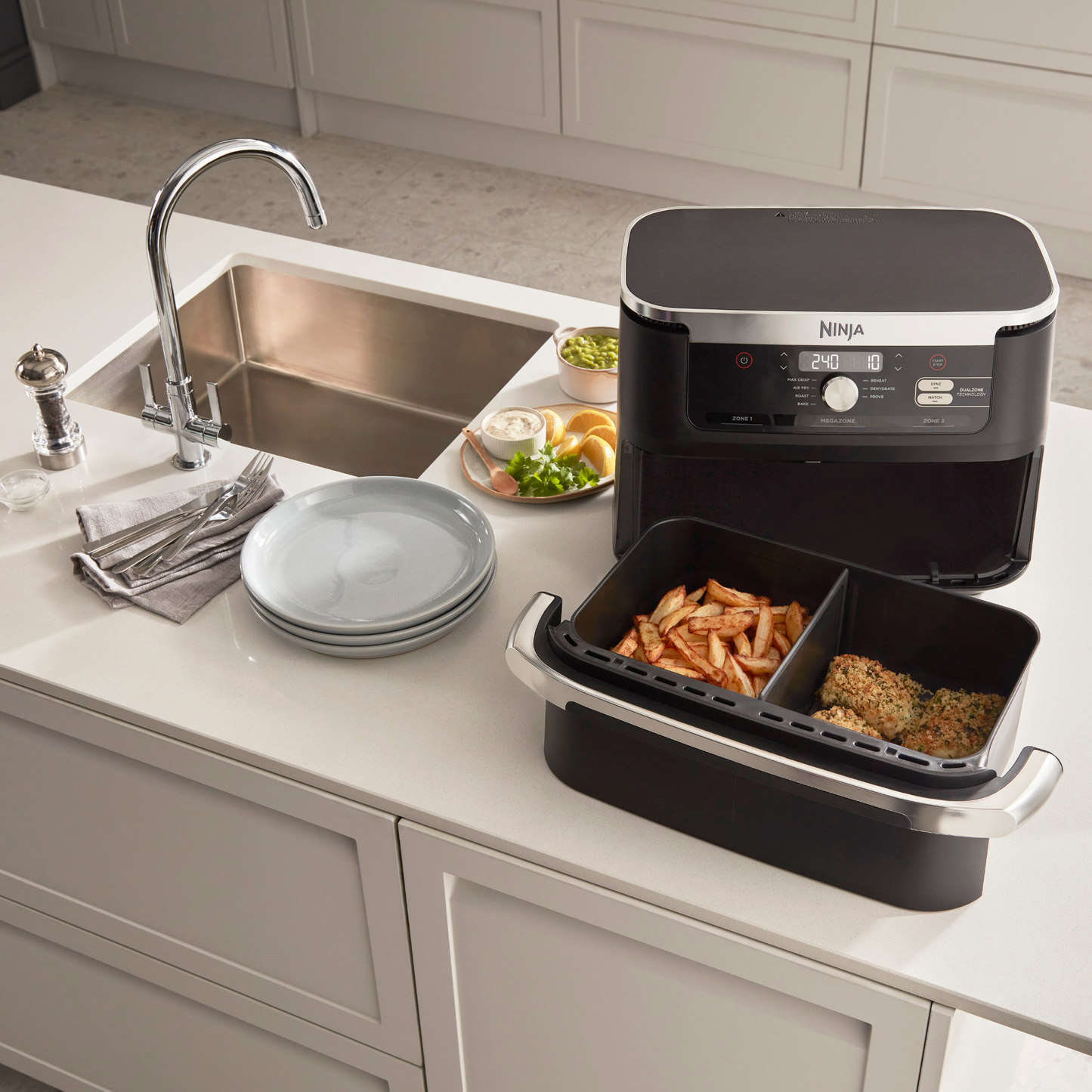 Ninja Foodi FlexDrawer Dual Air Fryer 10.4L AF500UK