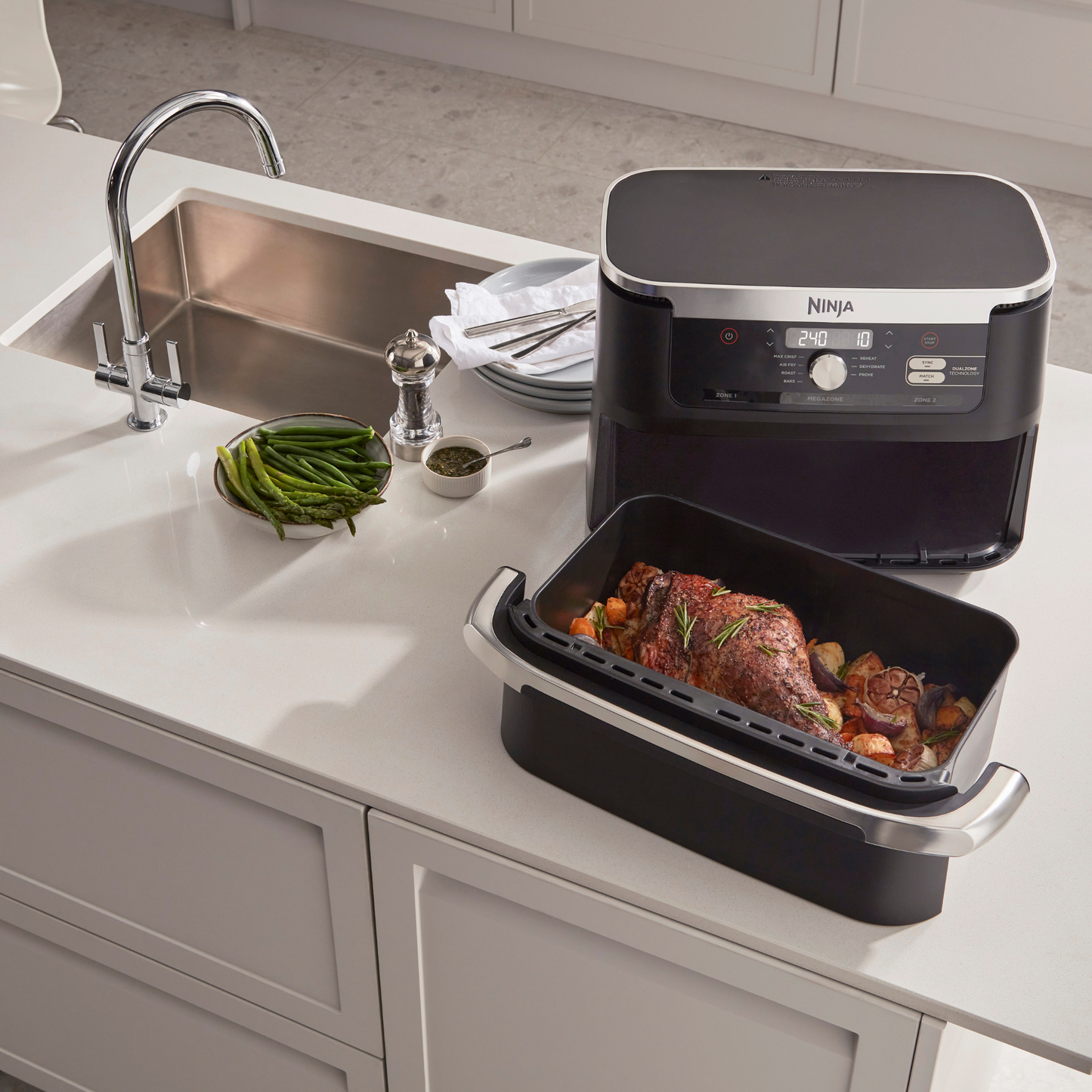 Ninja Foodi FlexDrawer Dual Air Fryer 10.4L AF500UK