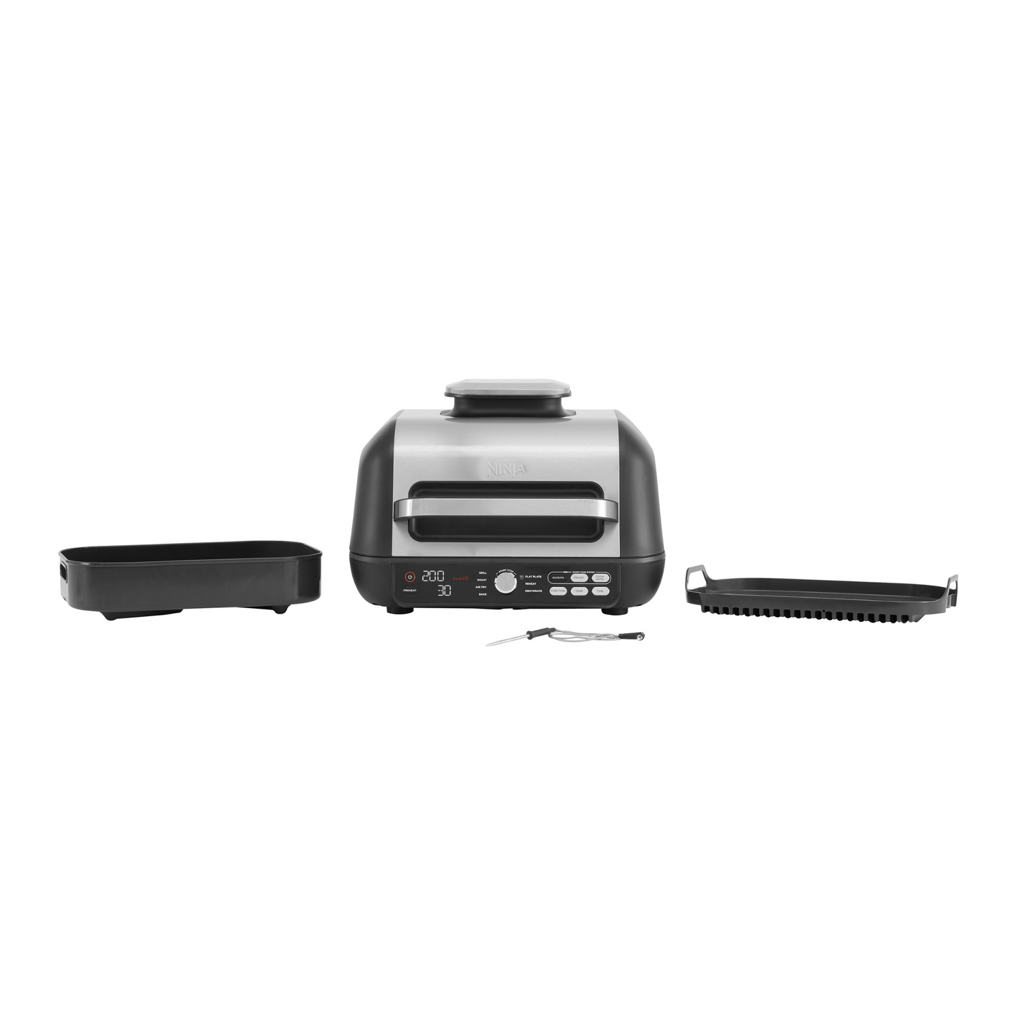 Ninja Foodi MAX Pro Health Grill, Flat Plate & Air Fryer AG651UK