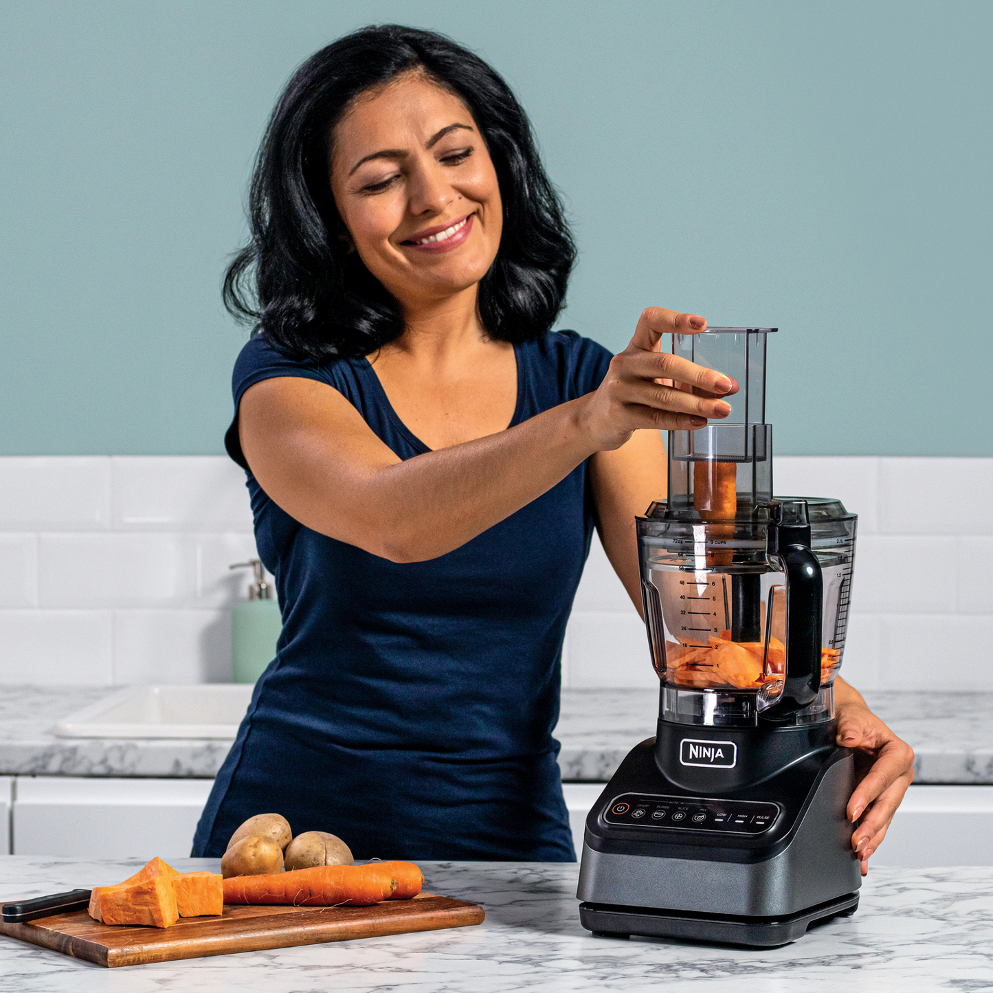 Ninja Food Processor with Auto-IQ BN650UK