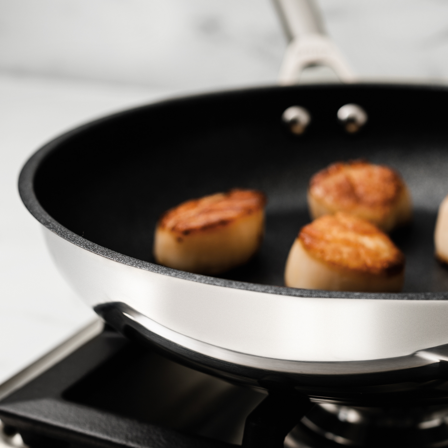 Ninja ZEROSTICK Stainless Steel 28cm Frying Pan - C60028UK