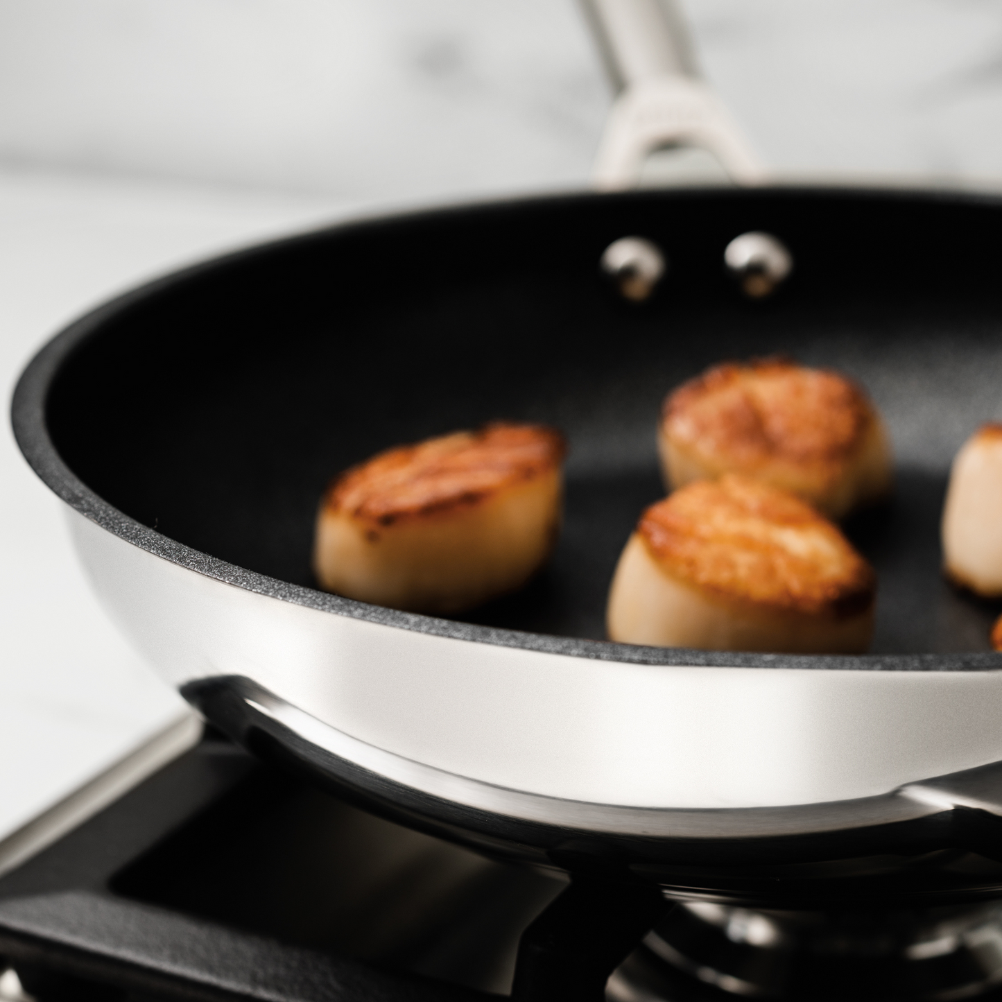 Ninja ZEROSTICK Stainless Steel 30cm Frying Pan - C60030UK