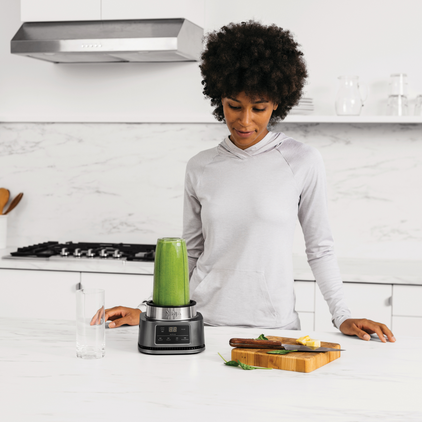 Ninja Foodi Power Nutri Blender 2-in-1 with Smart Torque & Auto-iQ 1100W - CB100UK