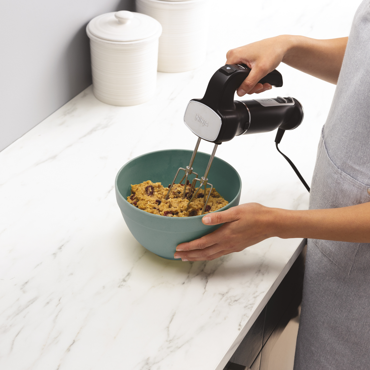 Ninja Foodi 3-in-1 Hand Blender, Mixer & Chopper CI100UK