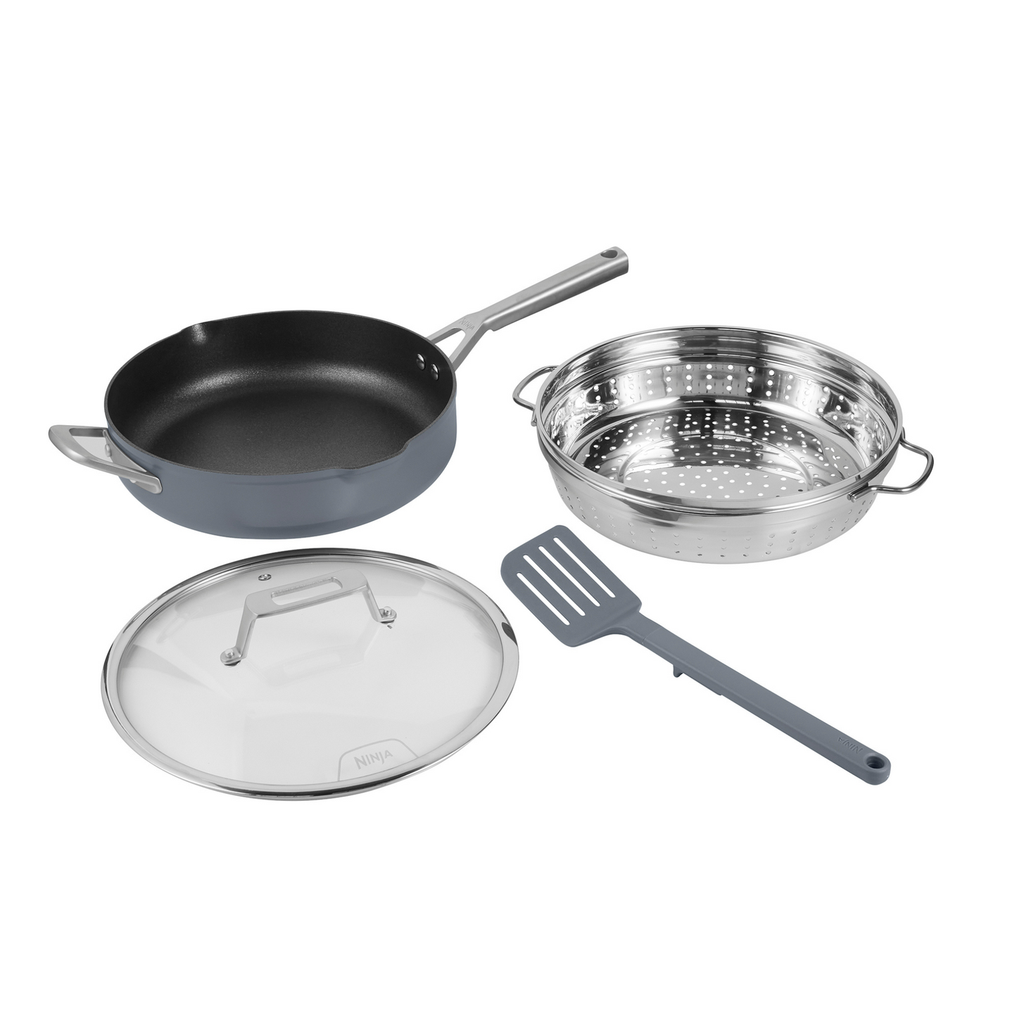 Ninja Foodi 9-in-1 PossiblePan with ZEROSTICK [Sea Salt Grey] CW102GYUK