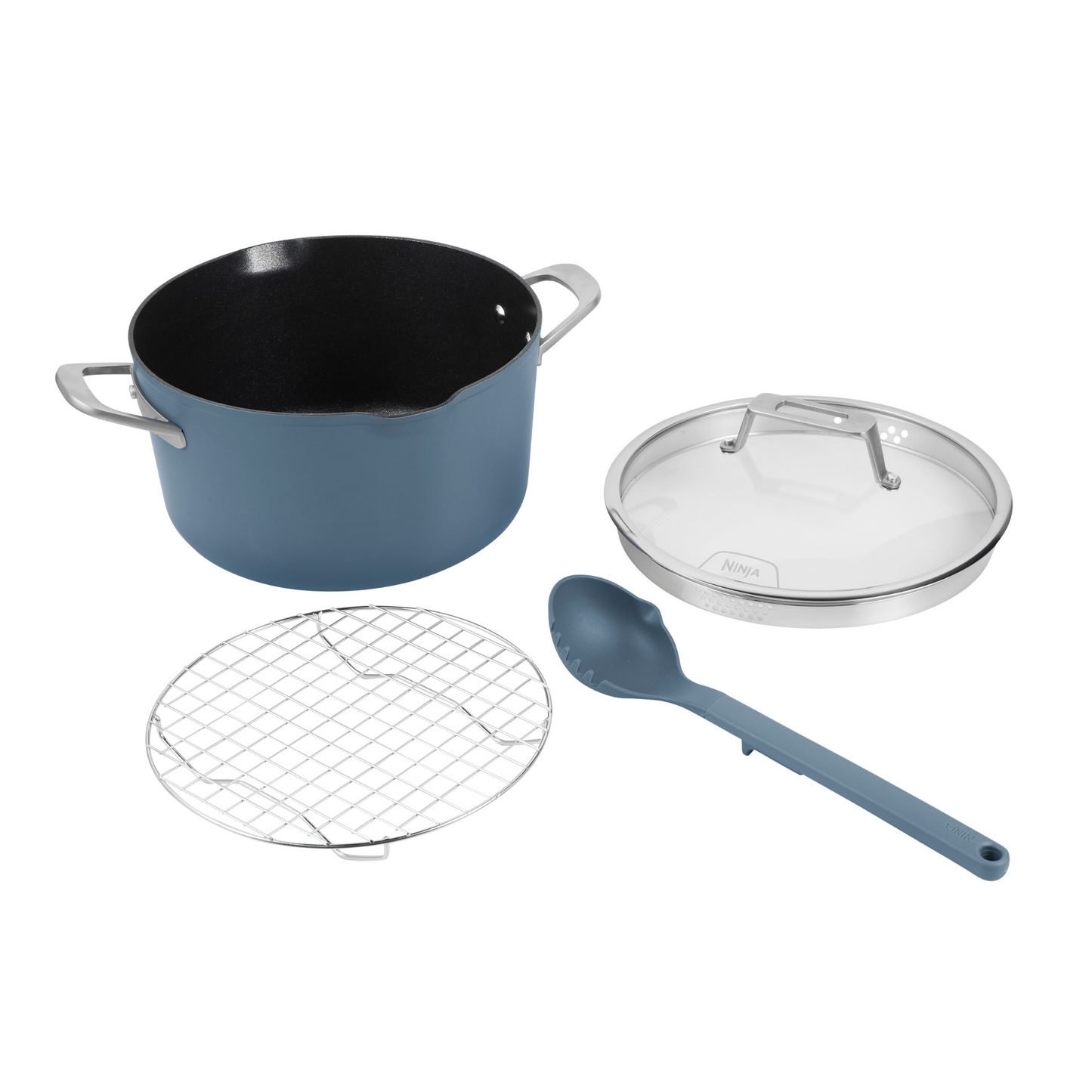 Ninja Foodi 8-in-1 PossiblePot with ZEROSTICK [Blue Macaroon] CW202BLUK