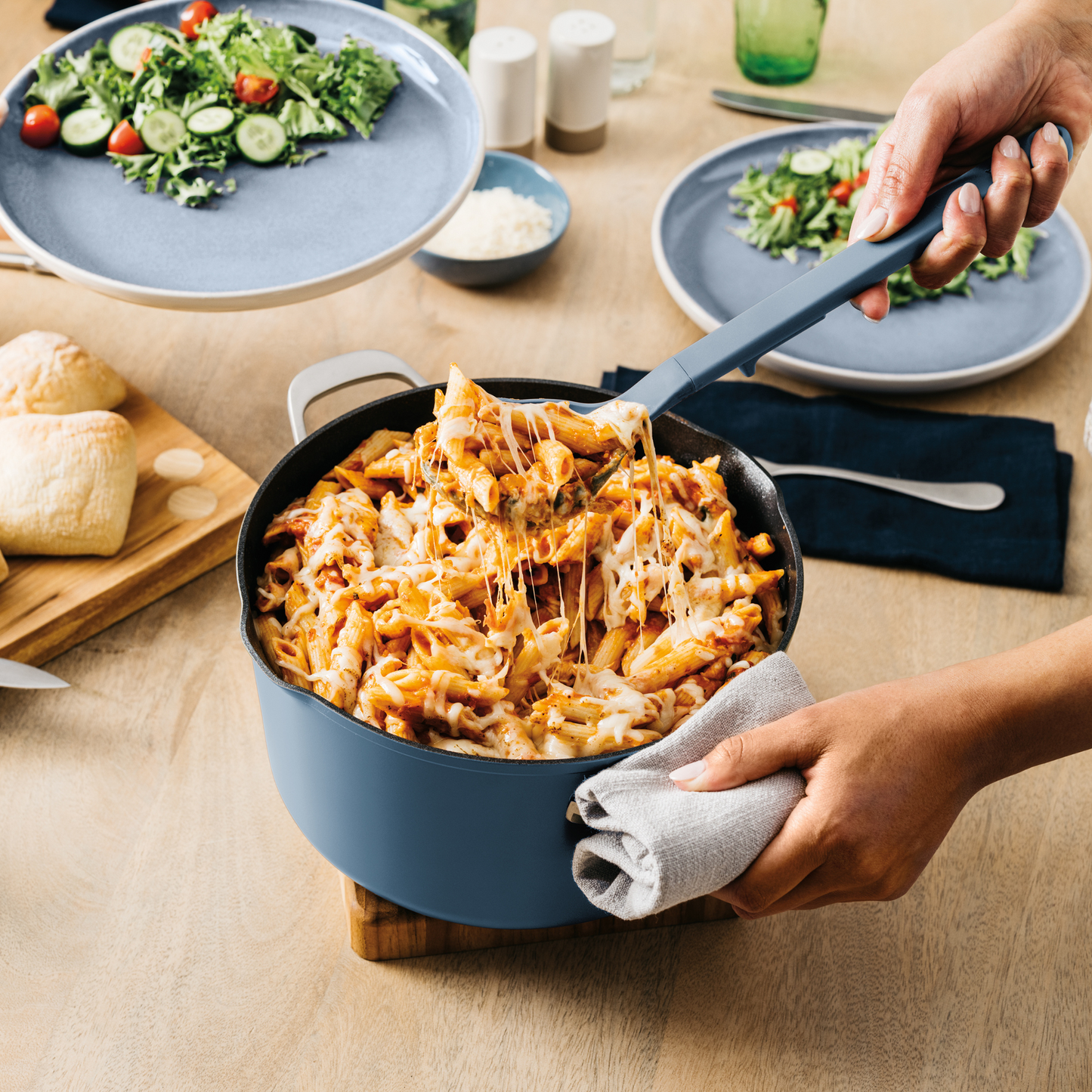 Ninja Foodi 8-in-1 PossiblePot with ZEROSTICK [Blue Macaroon] CW202BLUK