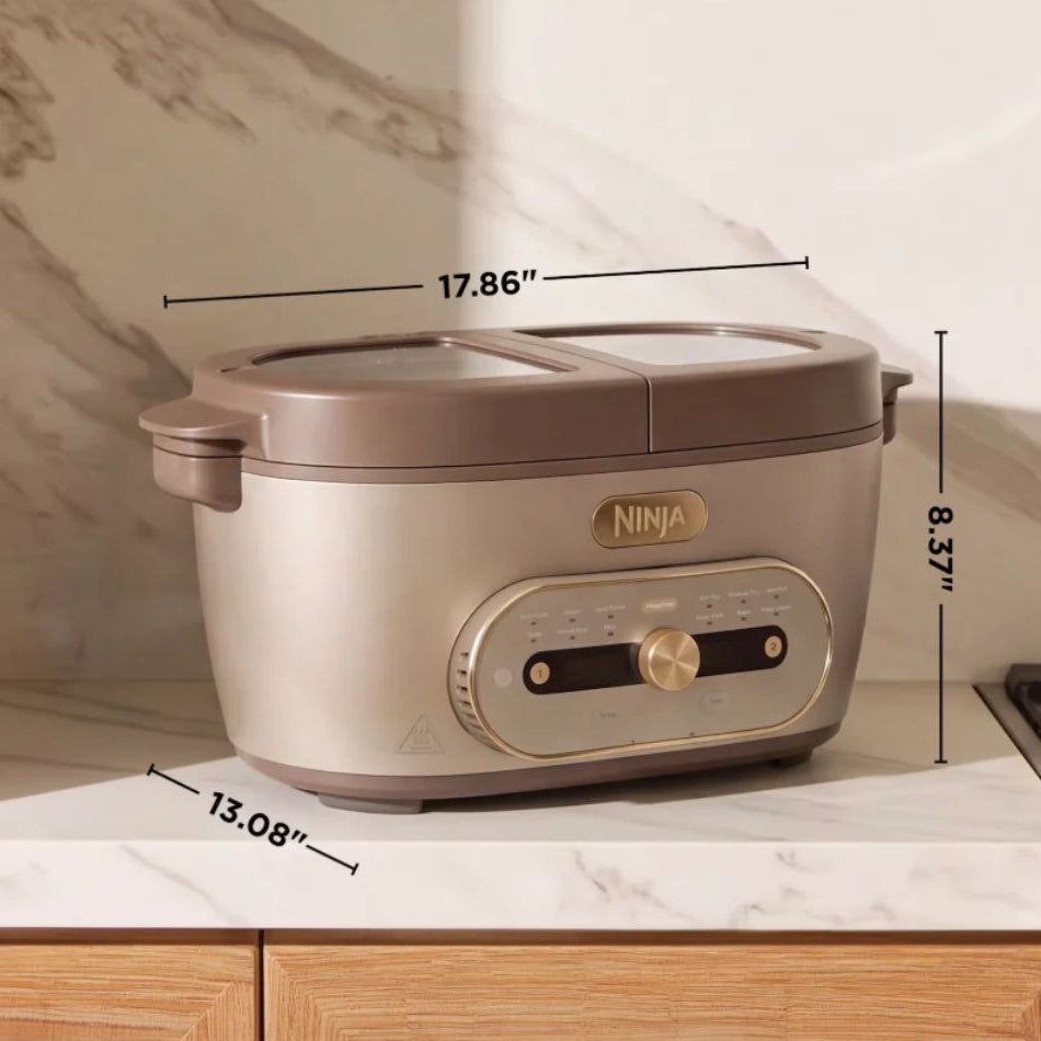 Ninja MultiPot XL 12-in-1 DualZone Multicooker in Vista Green - MZ1001UKGN7