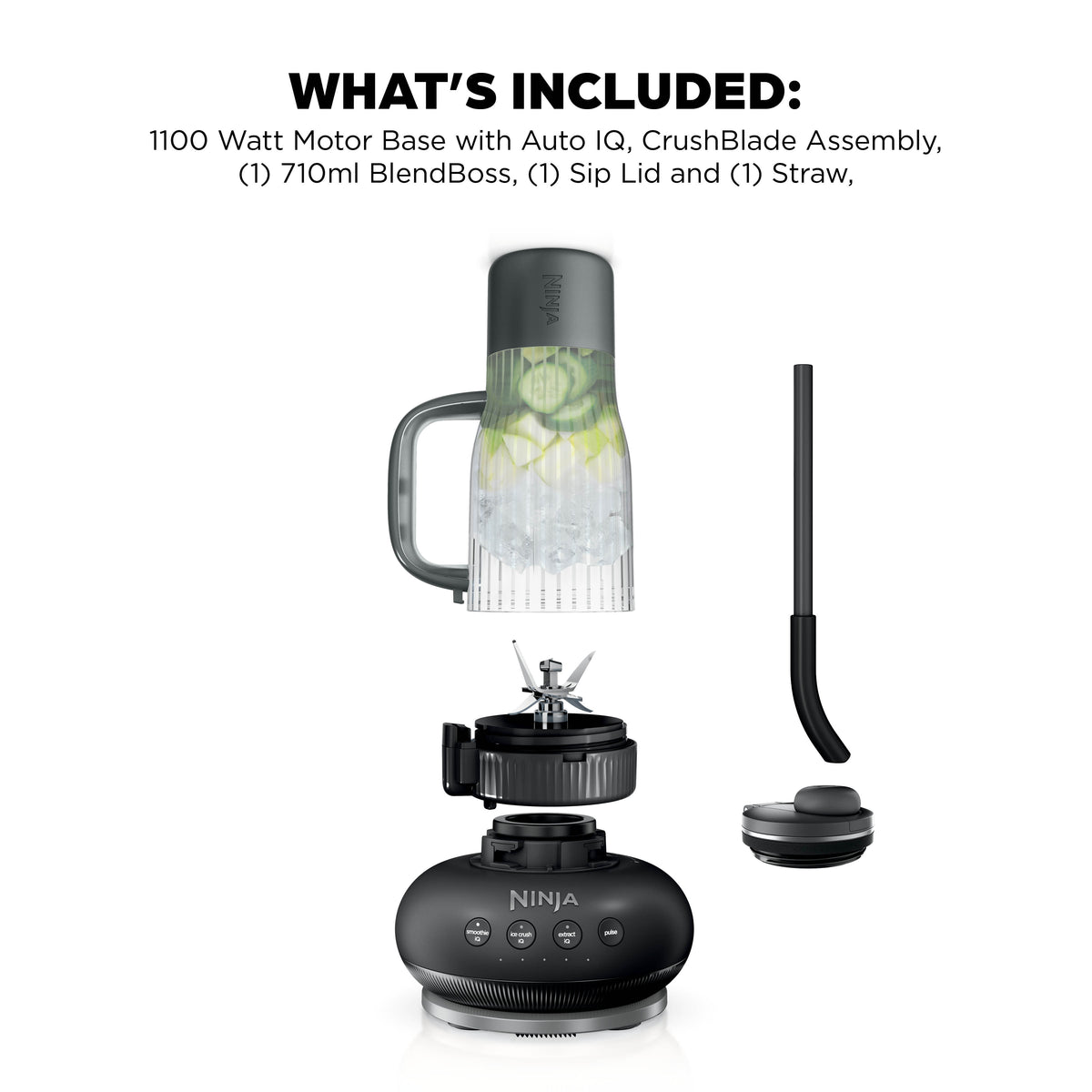 Ninja BlendBOSS Tumbler Blender - Onyx DB351UKBK