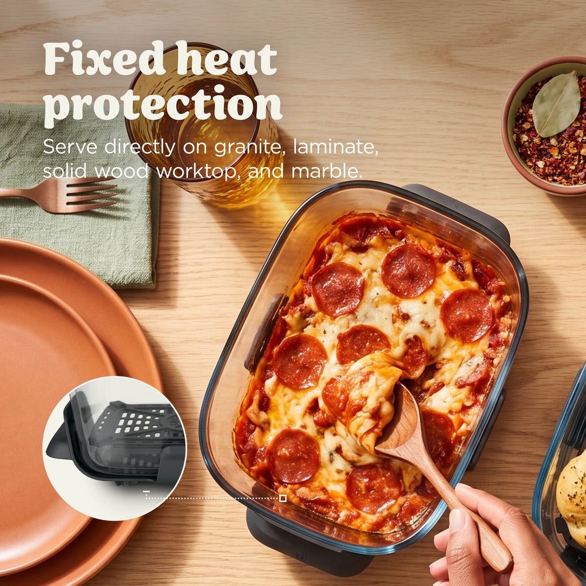 Ninja CRISPi DualZone 8-in-1 Function Glass Air Fryer - Bone DD102UKIV2