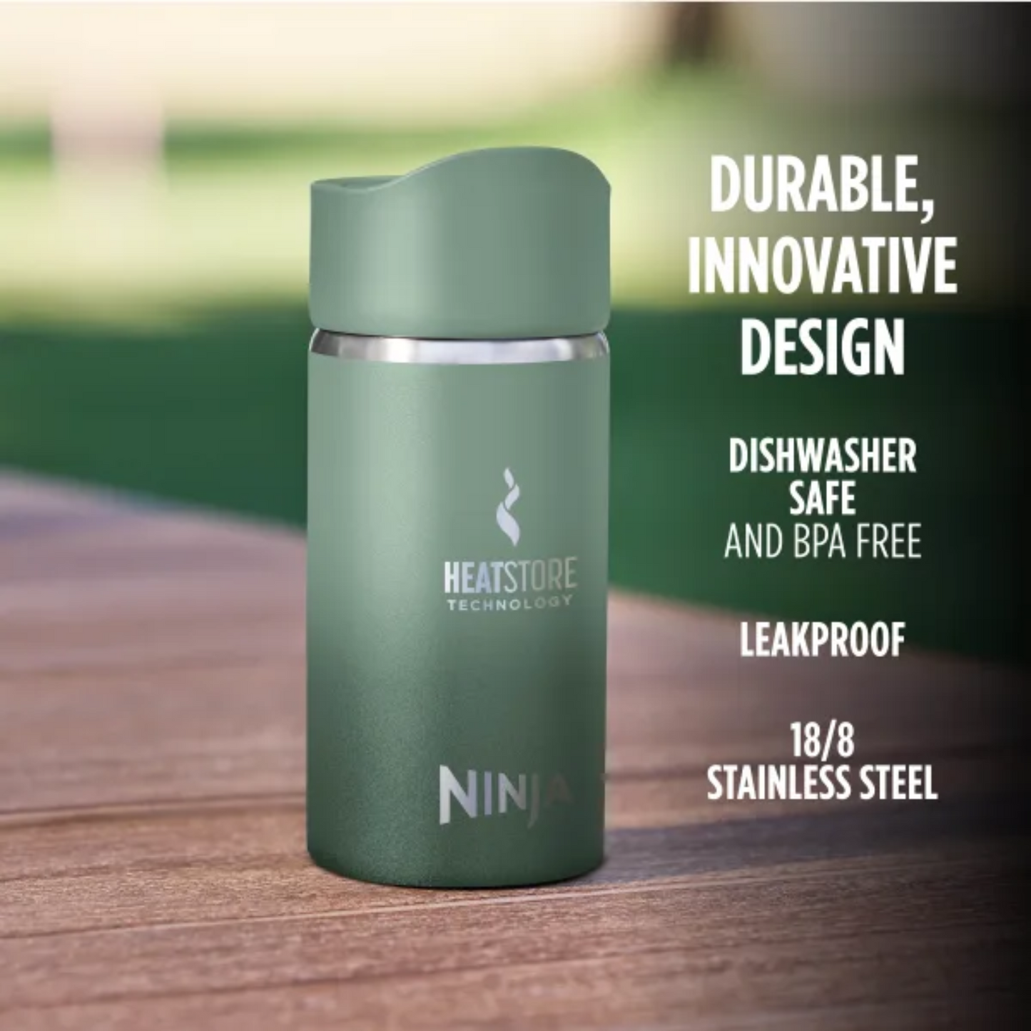 Ninja 300 ml Sip Perfect Travel Mug – Green DW1203EUUKGN