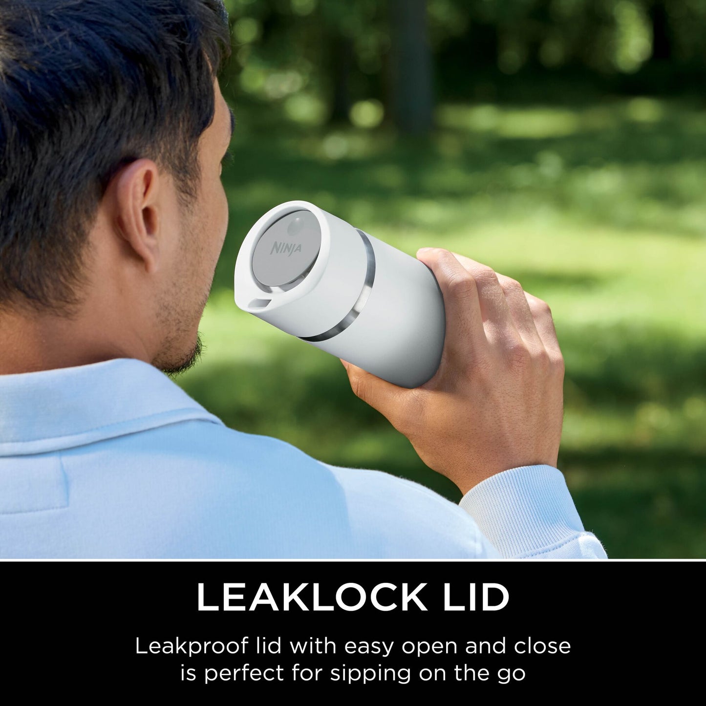 Ninja Perfect Sip Travel Mug 300ml Steam White DW1203EUUKWH