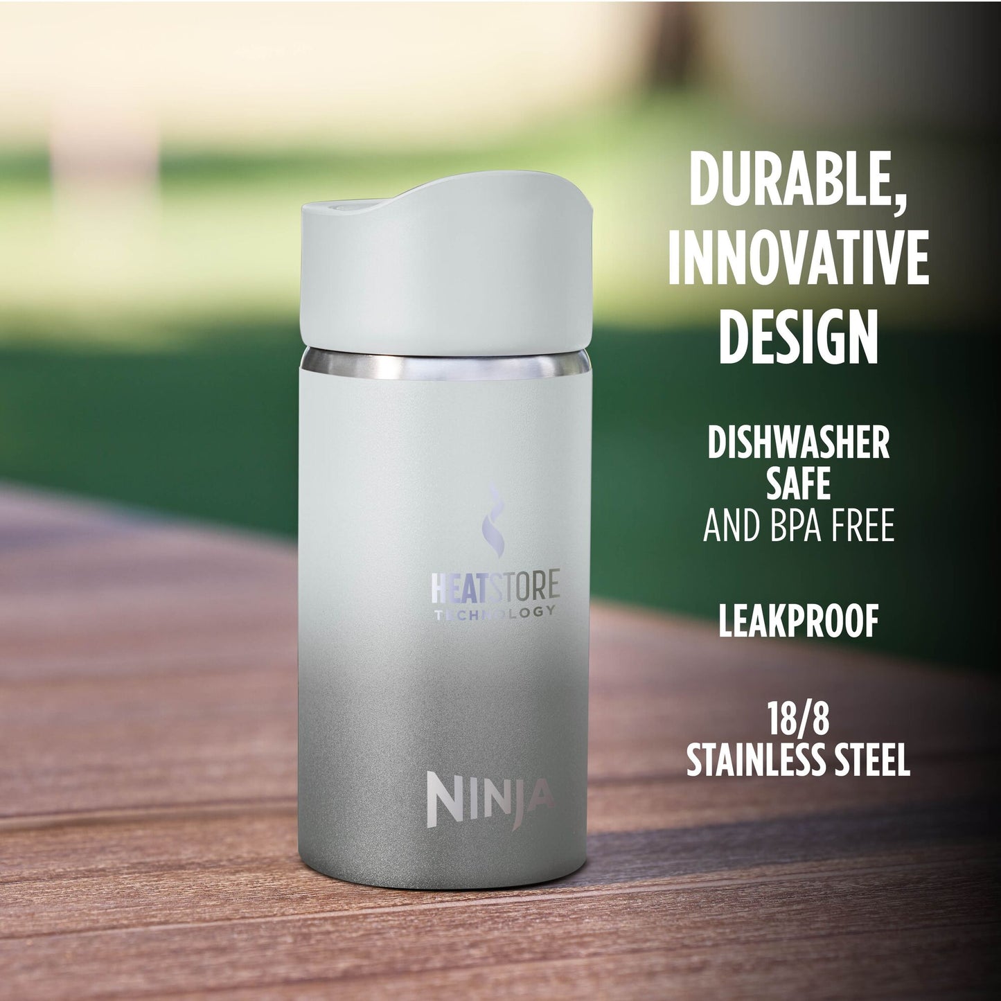 Ninja Perfect Sip Travel Mug 300ml Steam White DW1203EUUKWH