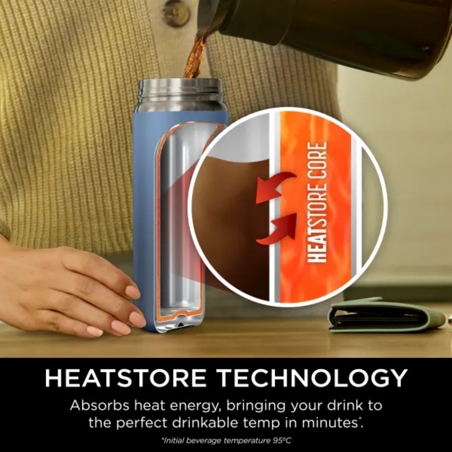 Ninja 400 ml Sip Perfect Travel Mug – Navy DW1603EUUKNV