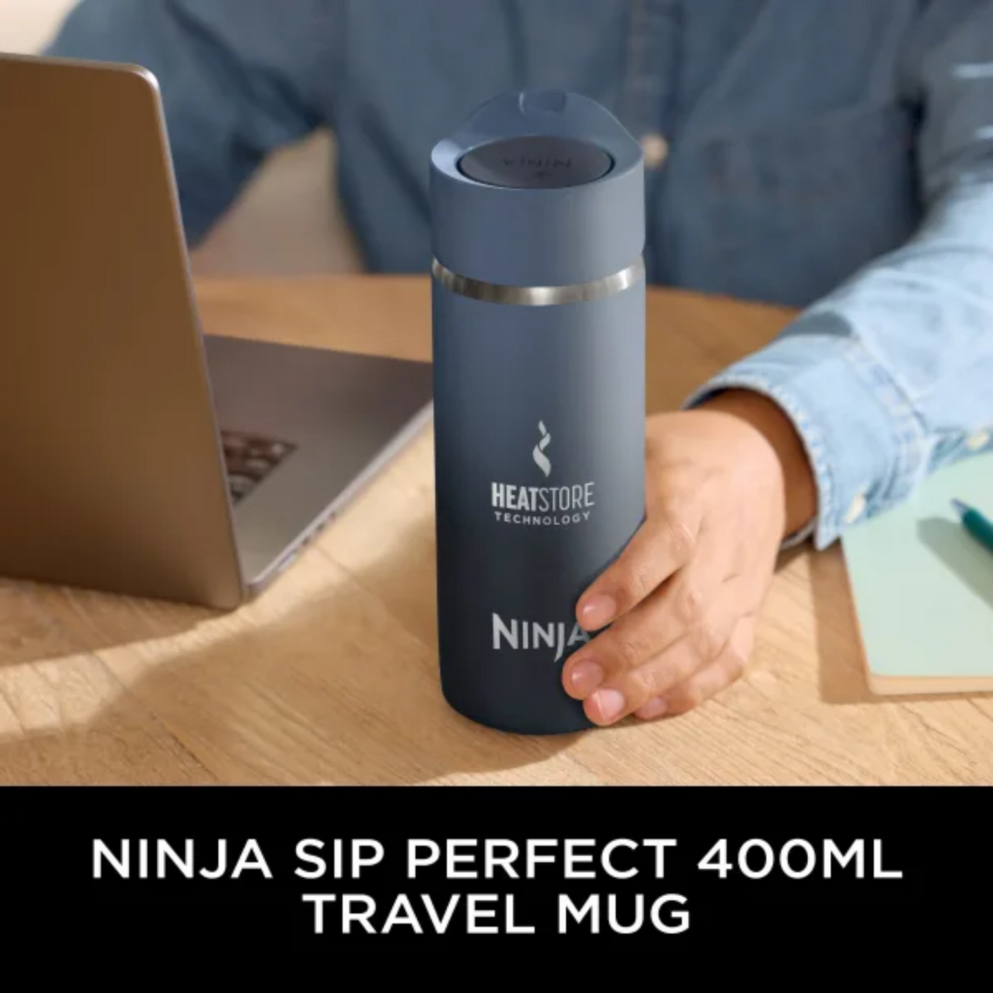 Ninja 400 ml Sip Perfect Travel Mug – Navy DW1603EUUKNV