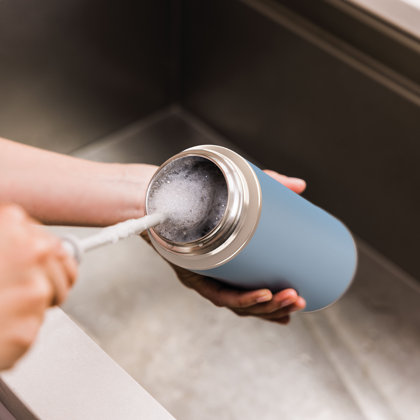 Ninja Thirsti 530 ml Travel Bottle – Blue DW1801EUUKBL