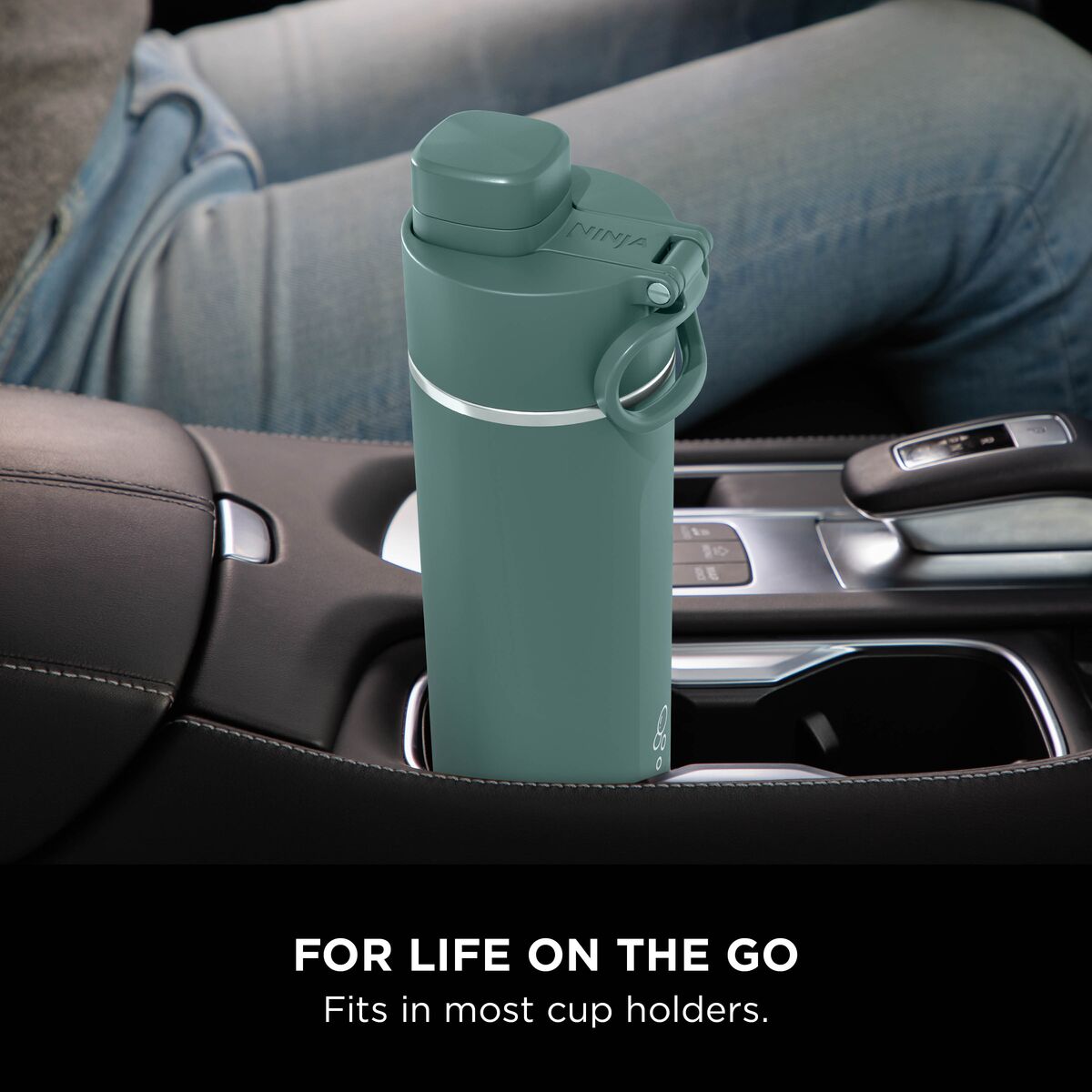 Ninja Thirsti 530 ml Travel Bottle – Evergreen DW1801EUUKEM