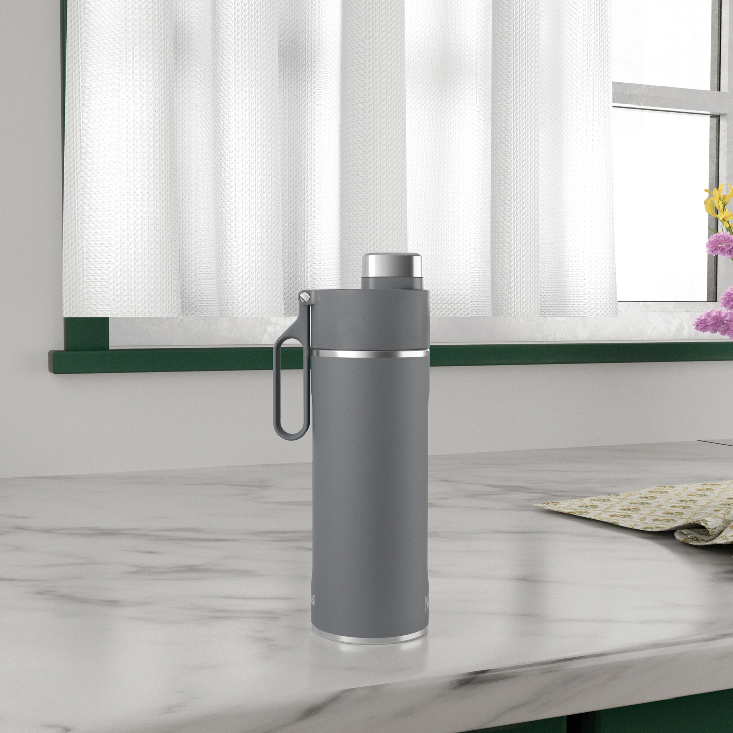 Ninja Thirsti 530 ml Travel Bottle – Grey DW1801EUUKGY