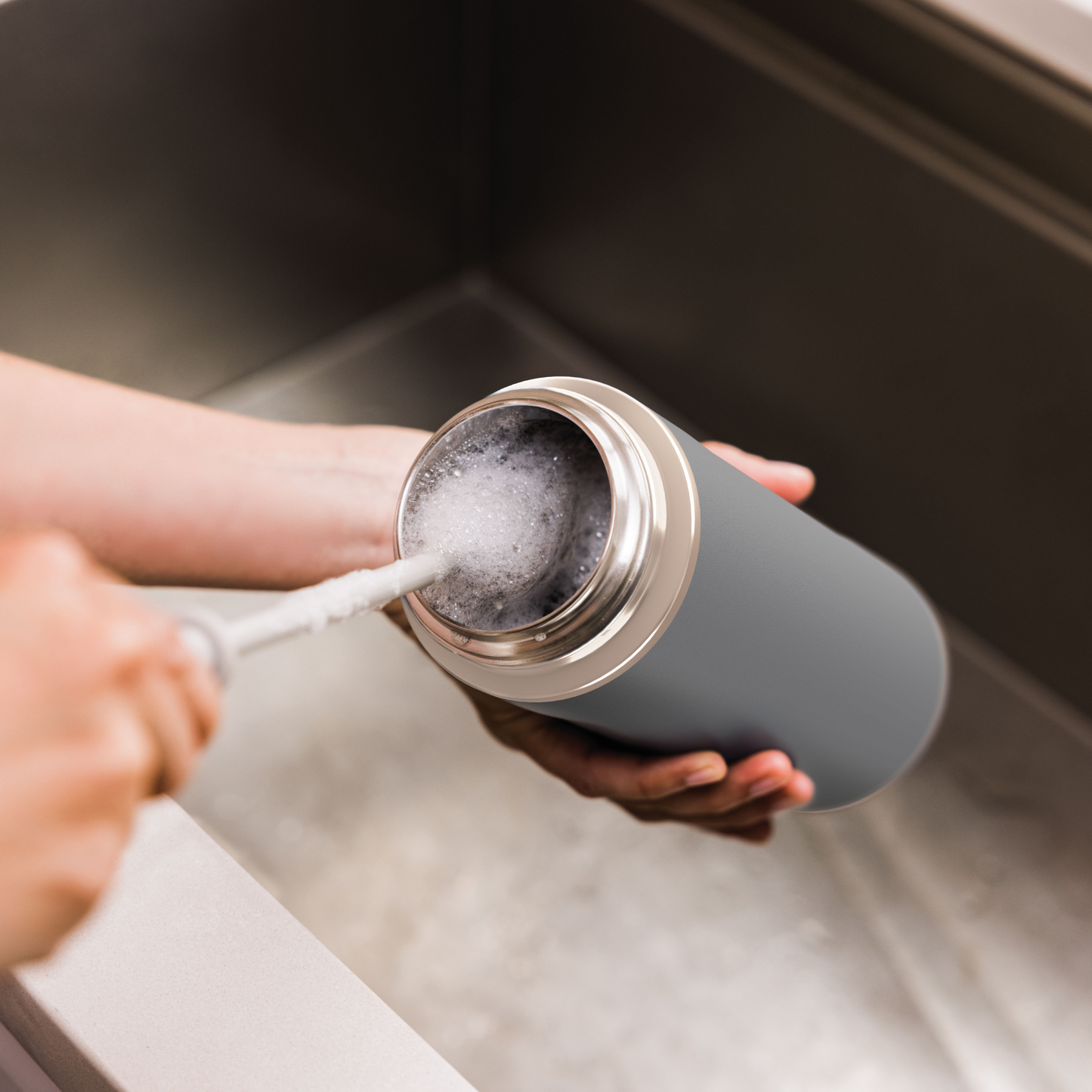 Ninja Thirsti 530 ml Travel Bottle – Grey DW1801EUUKGY