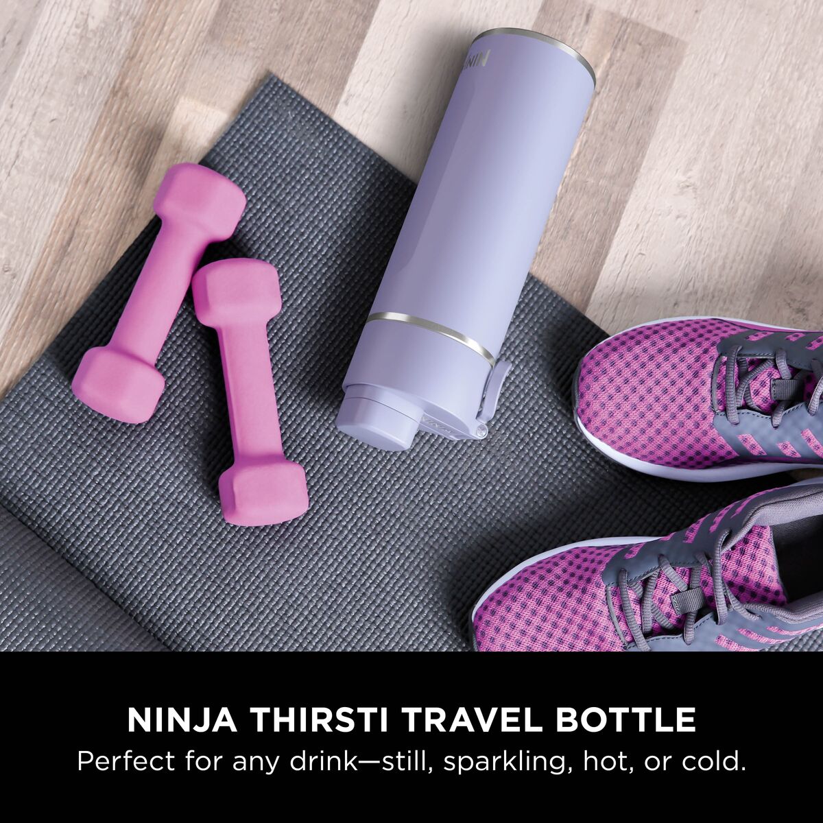 Ninja Thirsti 530 ml Travel Bottle – Lavender DW1801EUUKLV