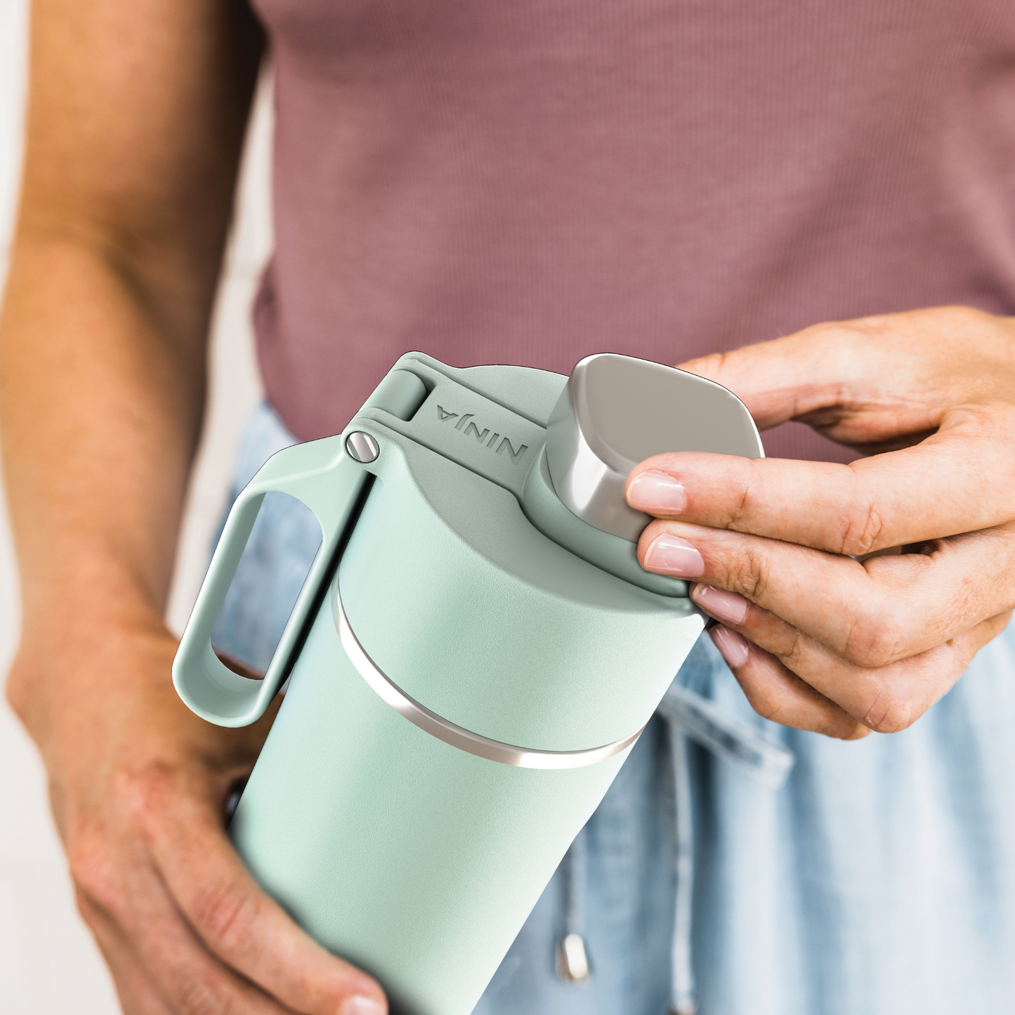 Ninja Thirsti 530 ml Travel Bottle – Mint DW1801EUUKMT