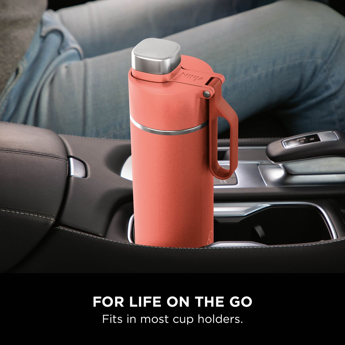Ninja Thirsti 530 ml Travel Bottle – Coral DW1801EUUKPE