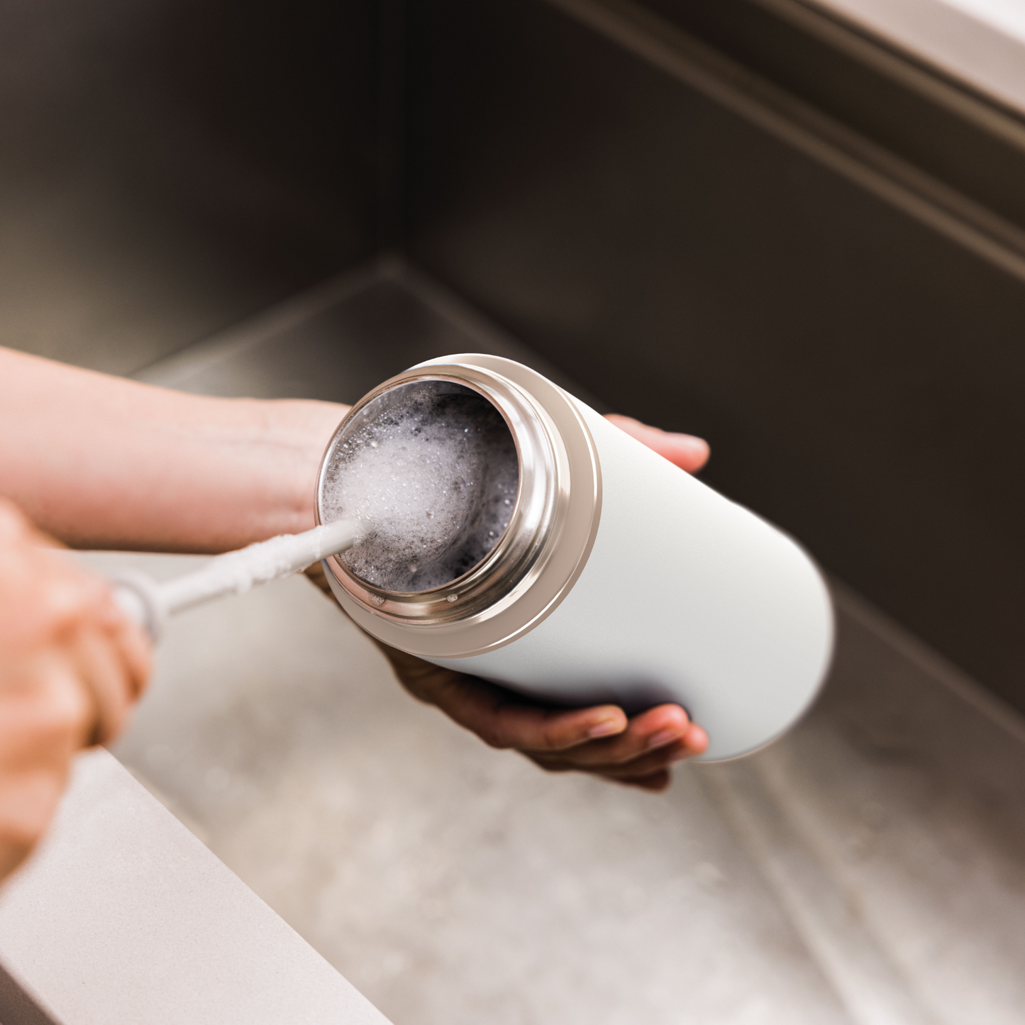 Ninja Thirsti 530 ml Travel Bottle – White DW1801EUUKWH