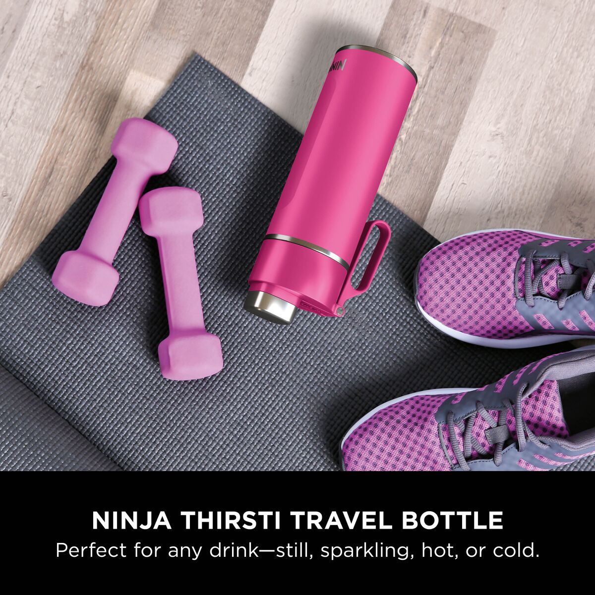 Ninja Thirsti 700 ml Travel Bottle – Hot Pink DW2401EUUKBP