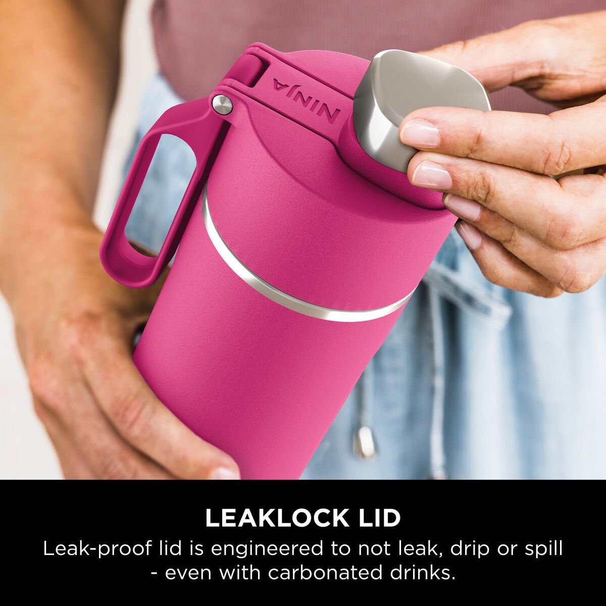 Ninja Thirsti 700 ml Travel Bottle – Hot Pink DW2401EUUKBP