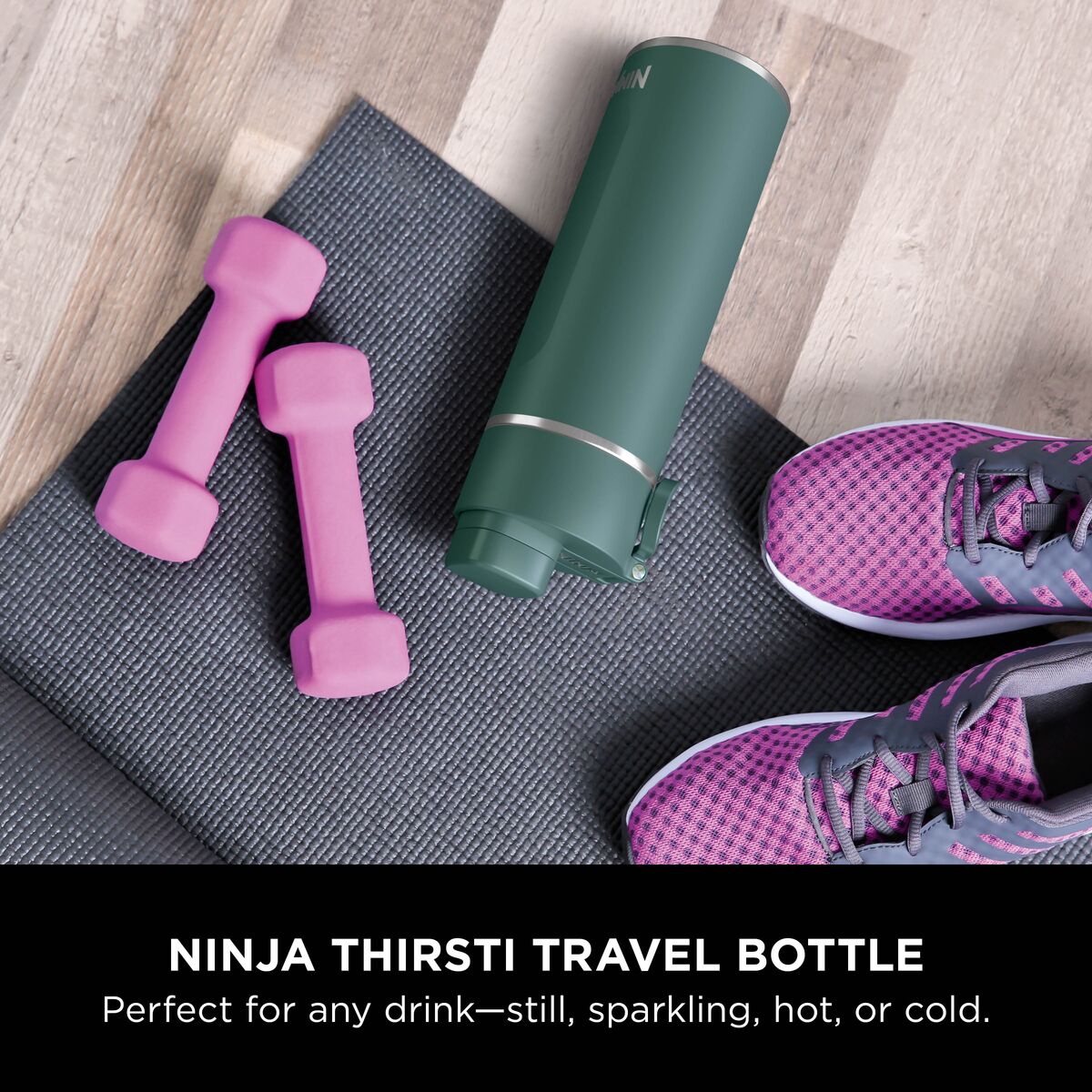 Ninja Thirsti 700 ml Travel Bottle – Evergreen DW2401EUUKEM