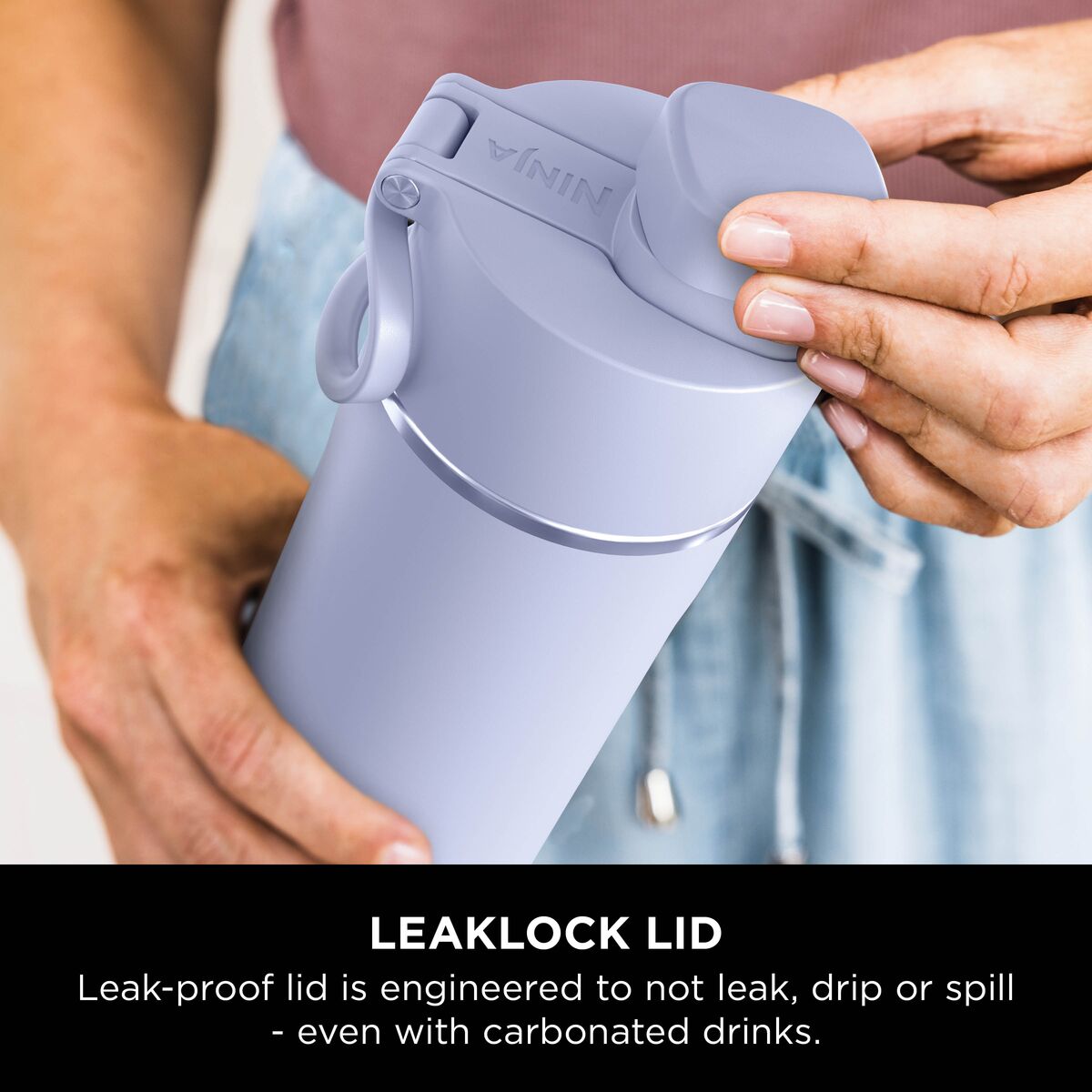 Ninja Thirsti 700 ml Travel Bottle – Lavender DW2401EUUKLV