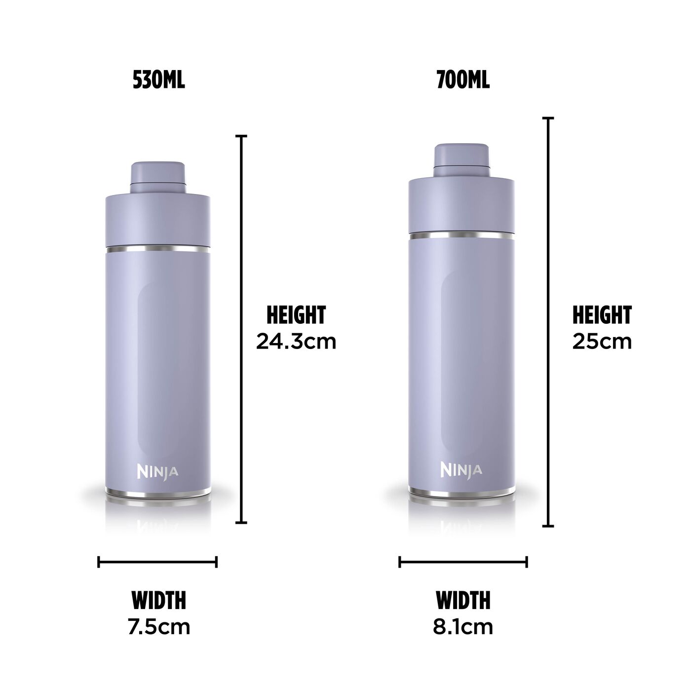 Ninja Thirsti 700 ml Travel Bottle – Lavender DW2401EUUKLV