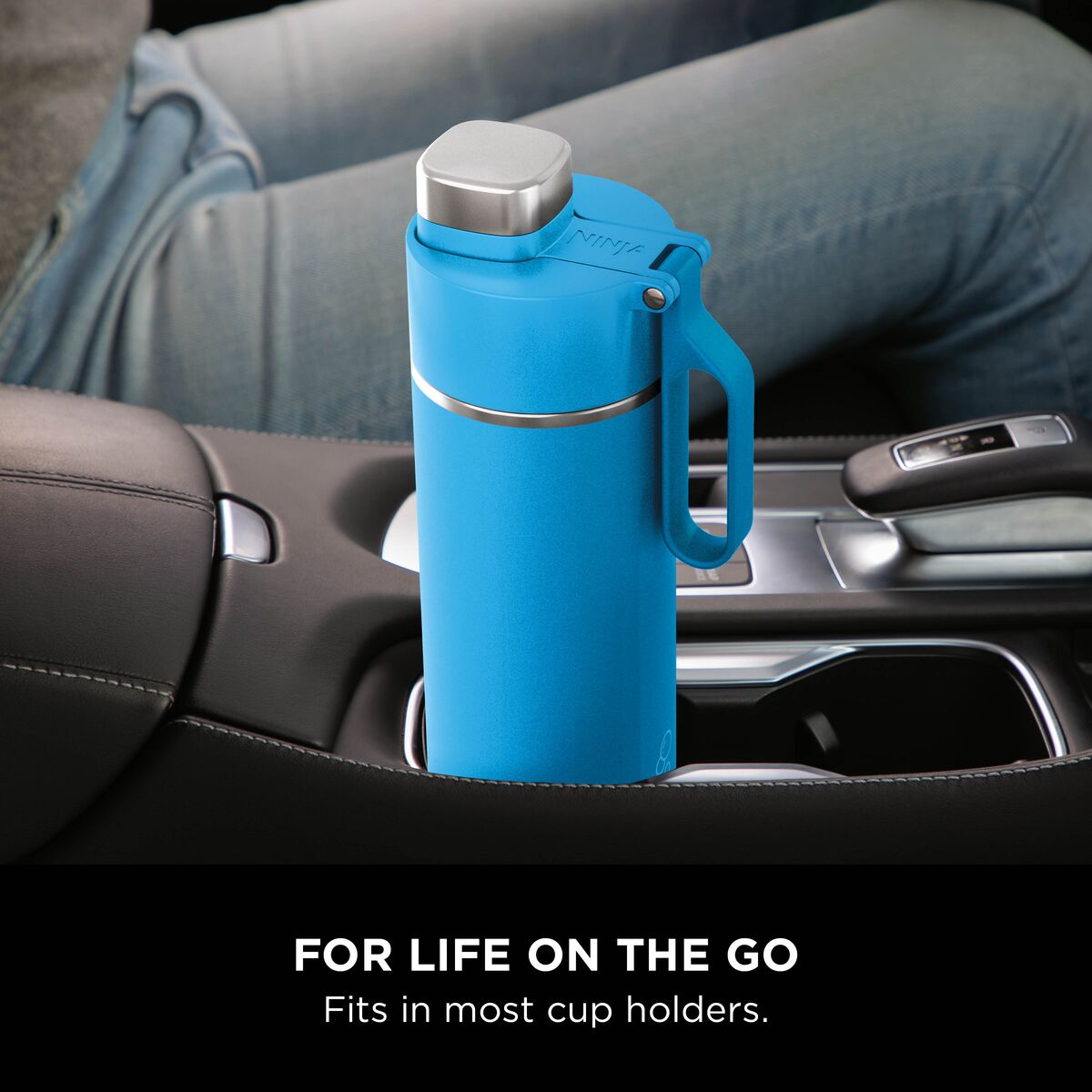 Ninja Thirsti 700 ml Travel Bottle – Tropical Blue DW2401EUUKSB