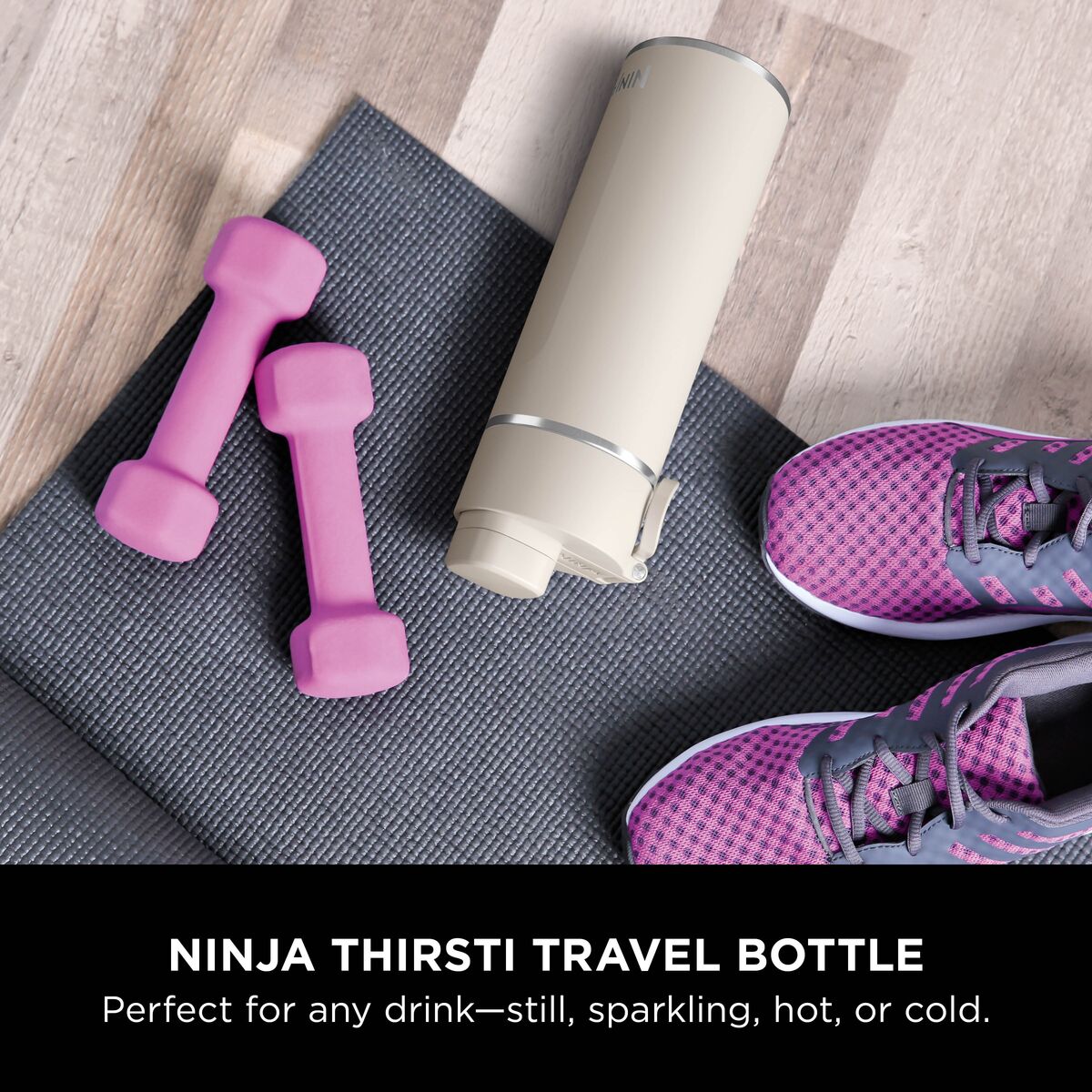 Ninja Thirsti 700 ml Travel Bottle – Sandstone DW2401EUUKST