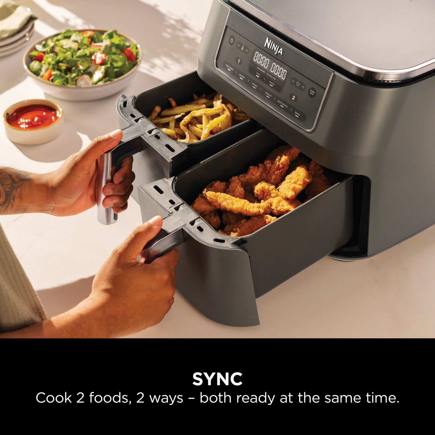 Ninja 6-in-1 Dual Zone Air Fryer 7.6L DZ300UK
